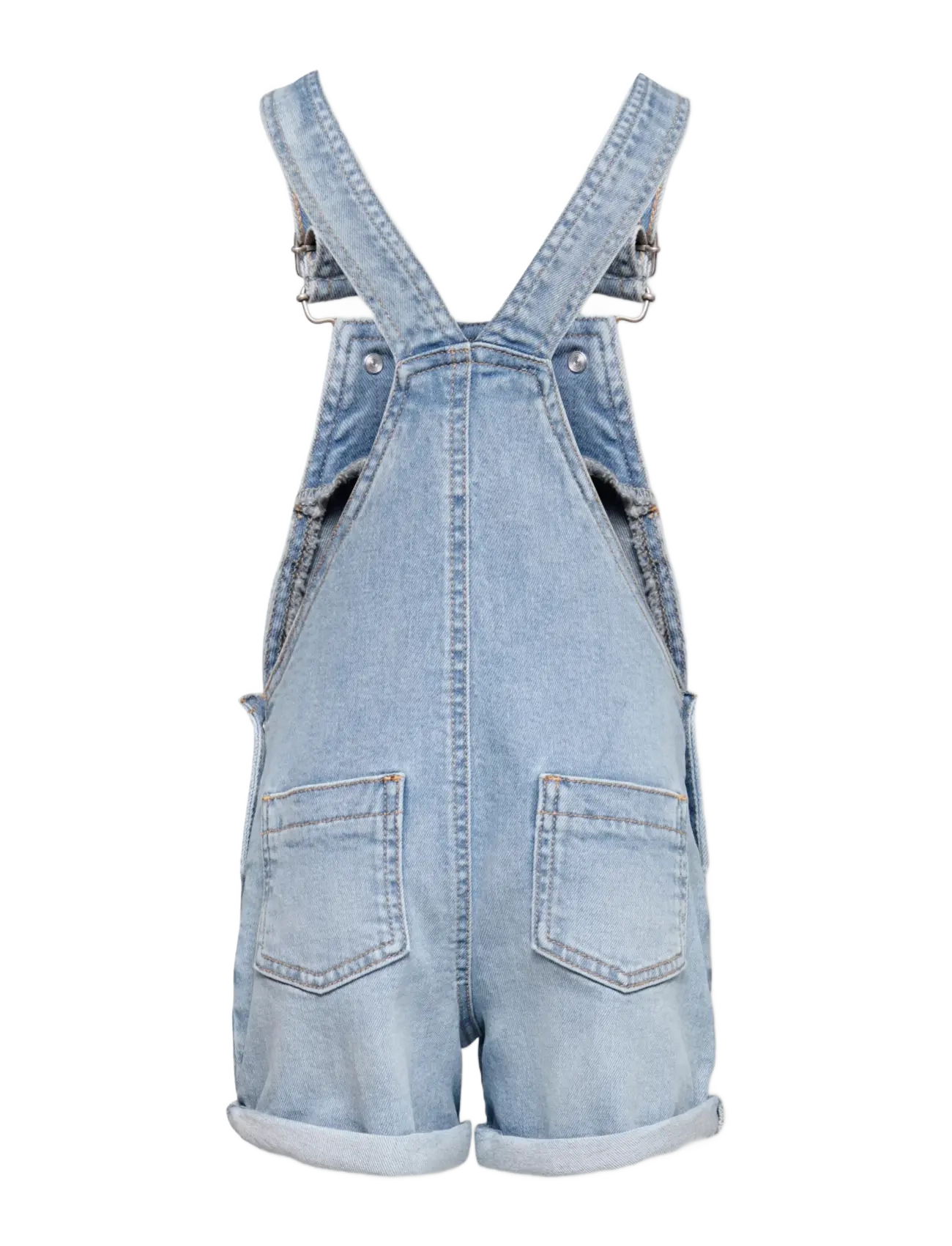 Kids Only - KMGLUCY BERRY OVERALL SHORTS DNM - samfestingar - light blue denim - 1