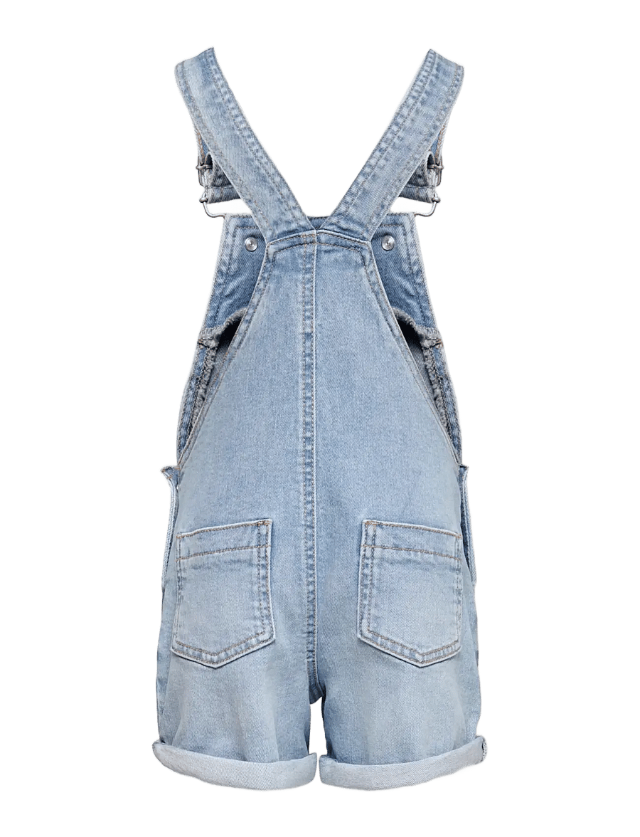 Kids Only - KMGLUCY BERRY OVERALL SHORTS DNM - samfestingar - light blue denim - 1