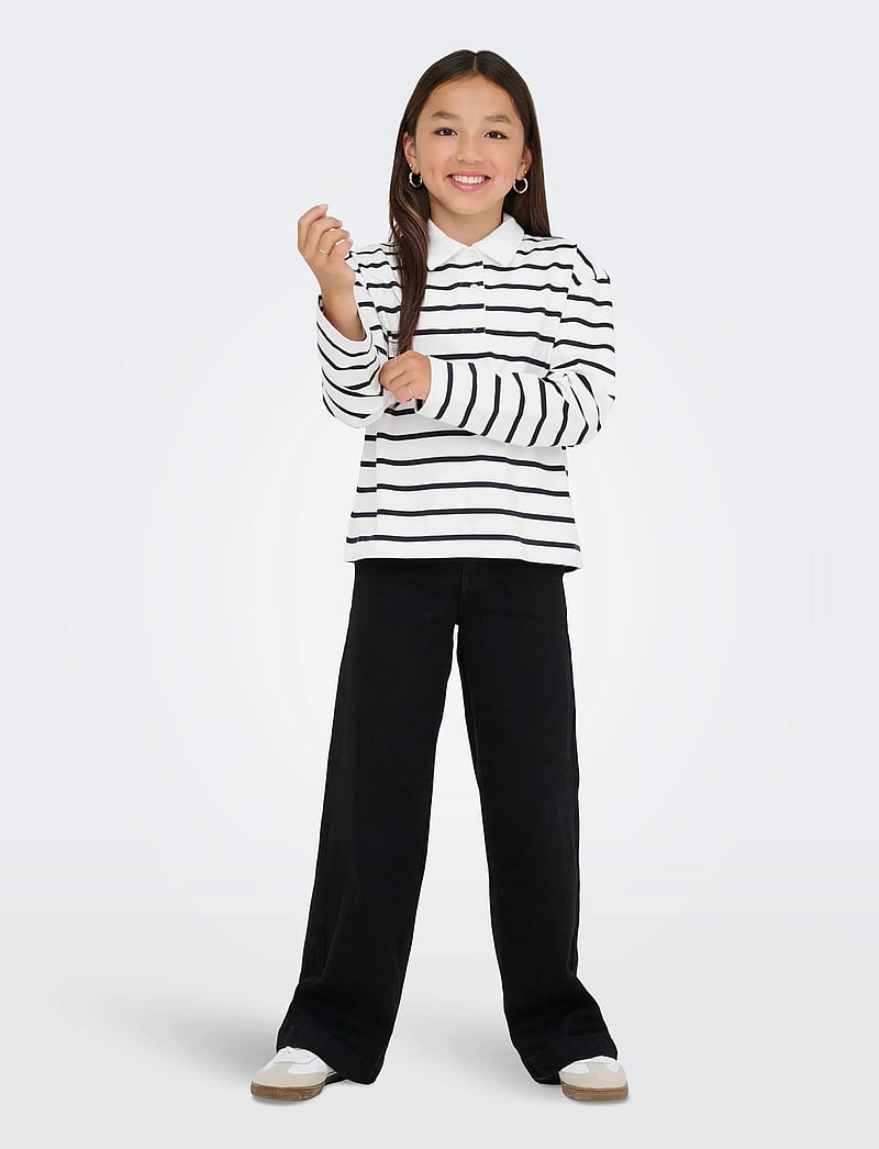 Kids Only - KOGSIRA L/S POLO CS JRS - langärmelig poloshirt - chocolate torte - 4