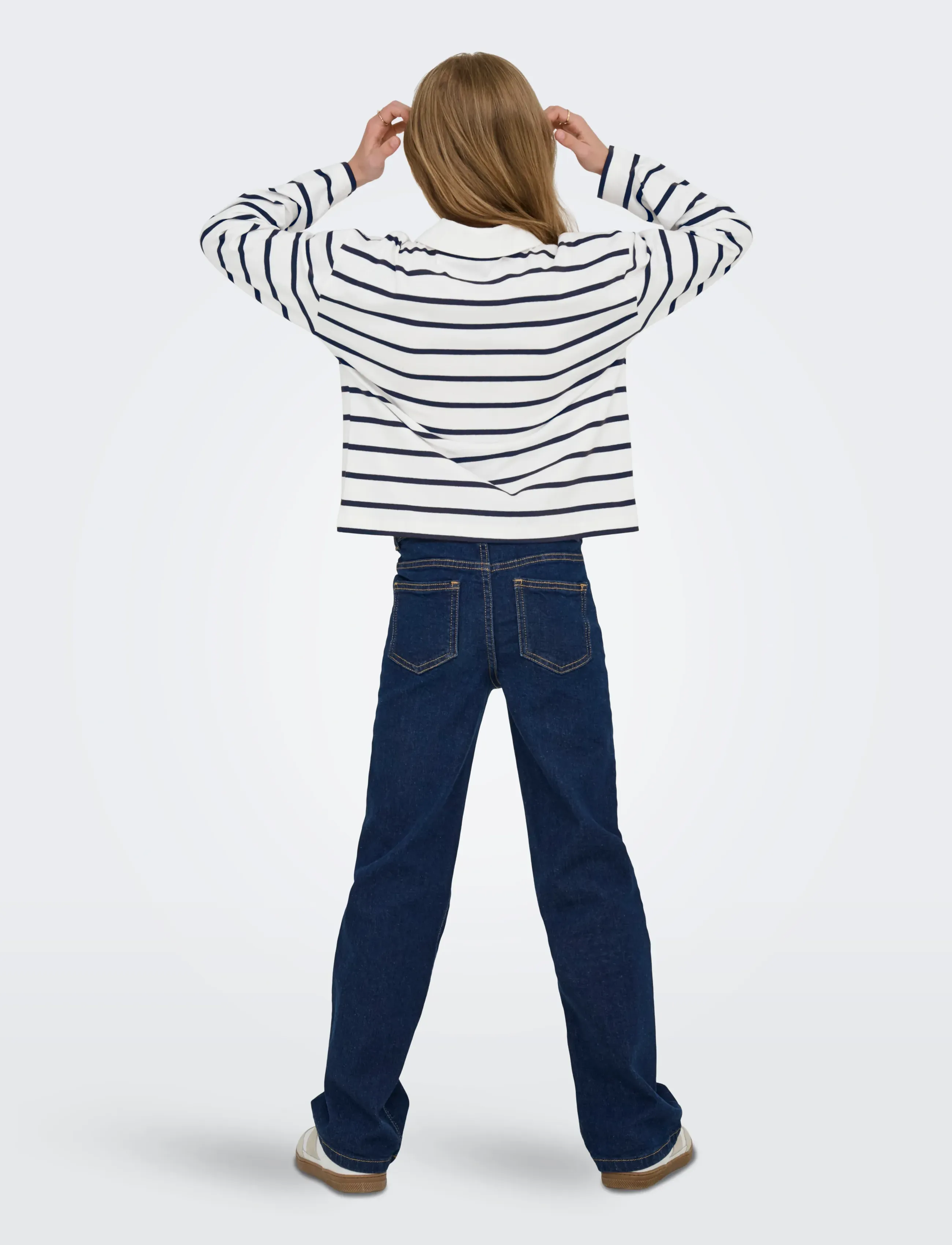 Kids Only - KOGSIRA L/S POLO CS JRS - długi rękaw koszulki polo - night sky - 3