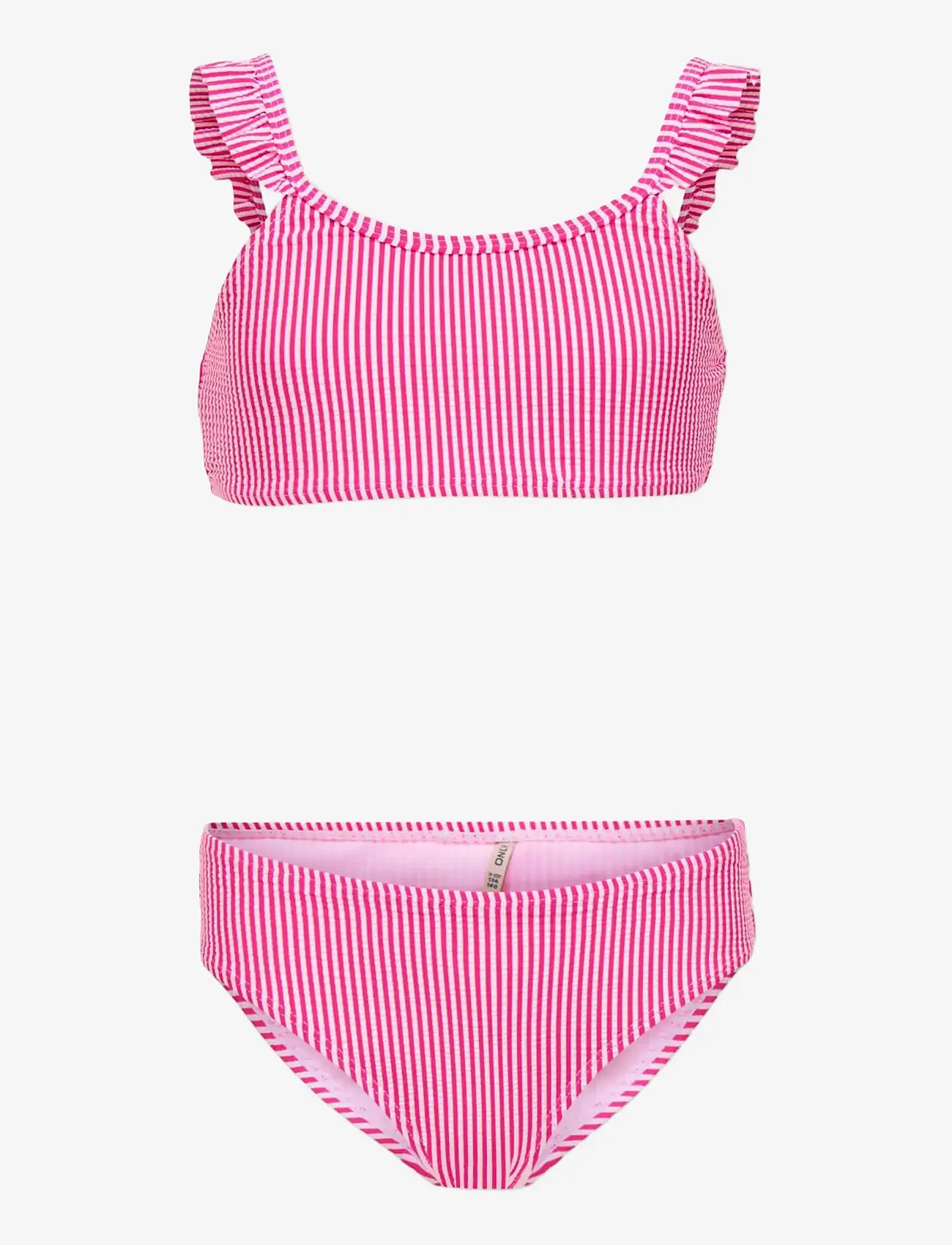 Kids Only - KOGSUNNY STRUCTURE BIKINI SET ACC - bikiinid - knockout pink - 0