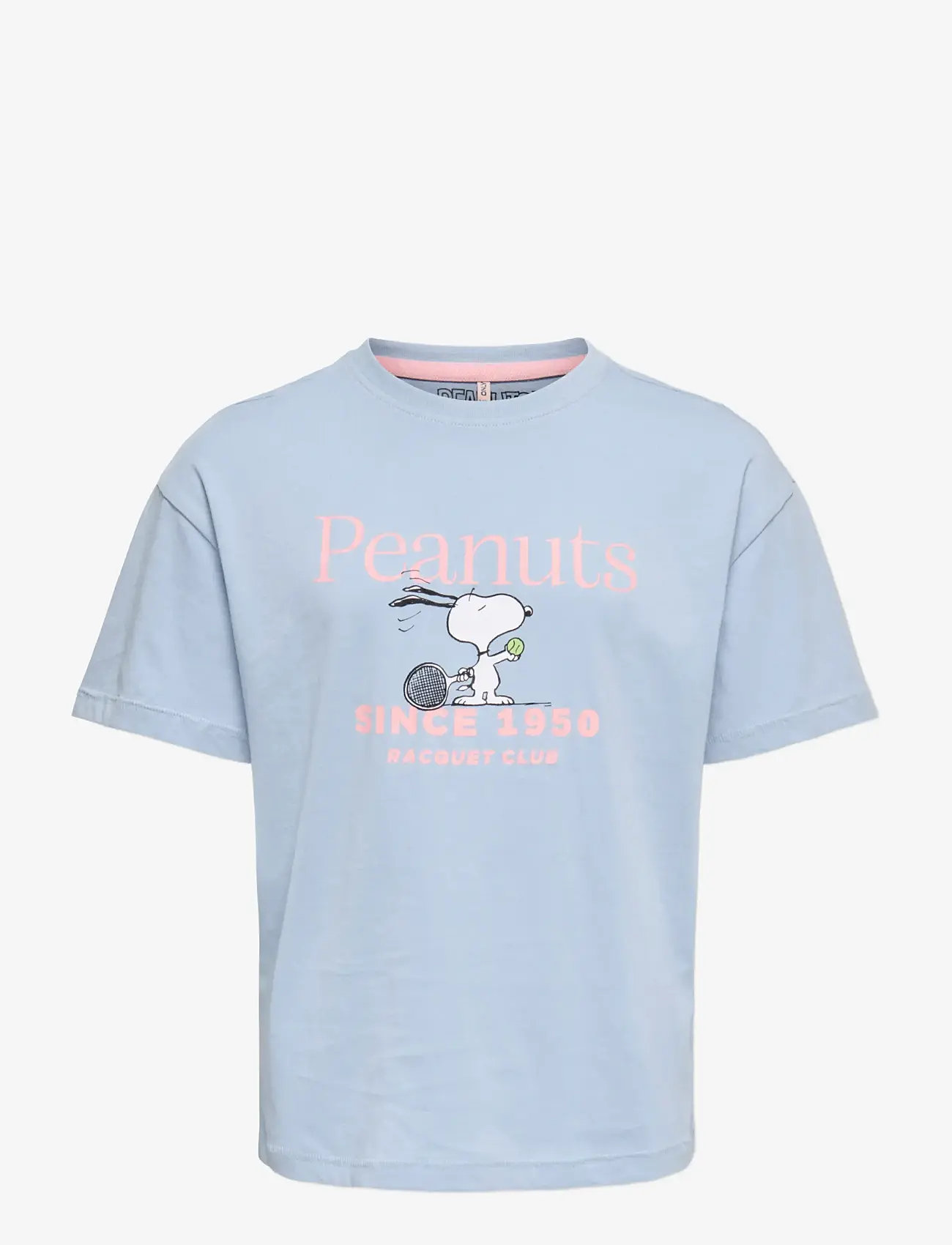 Kids Only - KOGPEANUTS LIFE SS REG. TEE JRS - lühikeste varrukatega t-särgid - soft chambray - 0