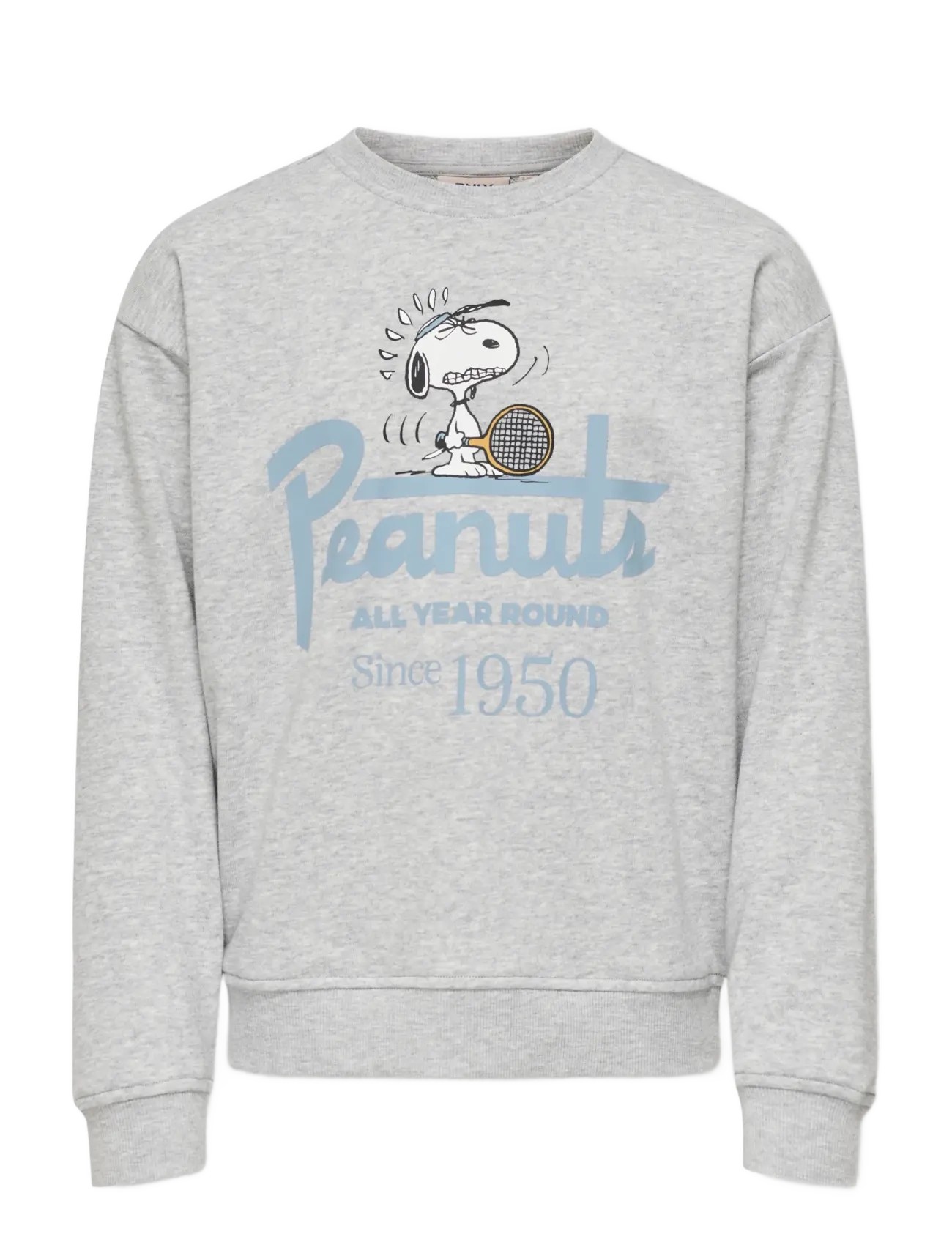 Kids Only KOGRACQUET LS LOOSE O-NECK UB SWT - 4 for 3 - LIGHT GREY MELANGE / grey