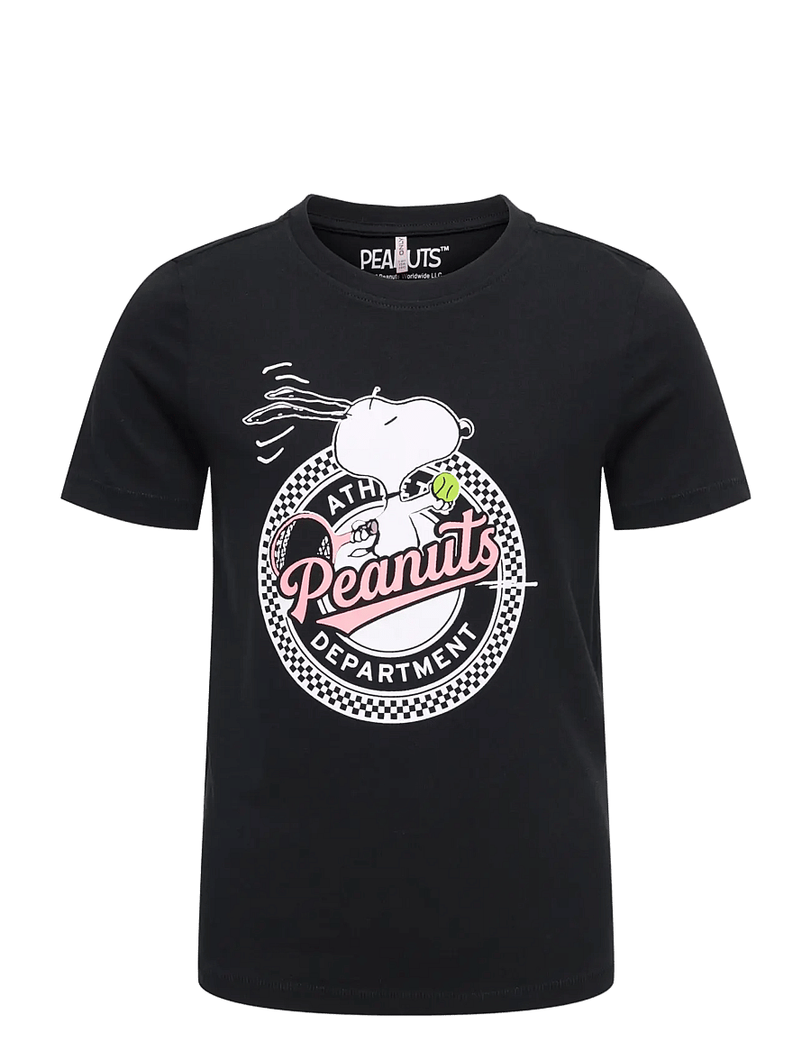 Kids Only - KOGTENNIS LIFE SS REG TEE JRS - kurzärmelige - black - 0