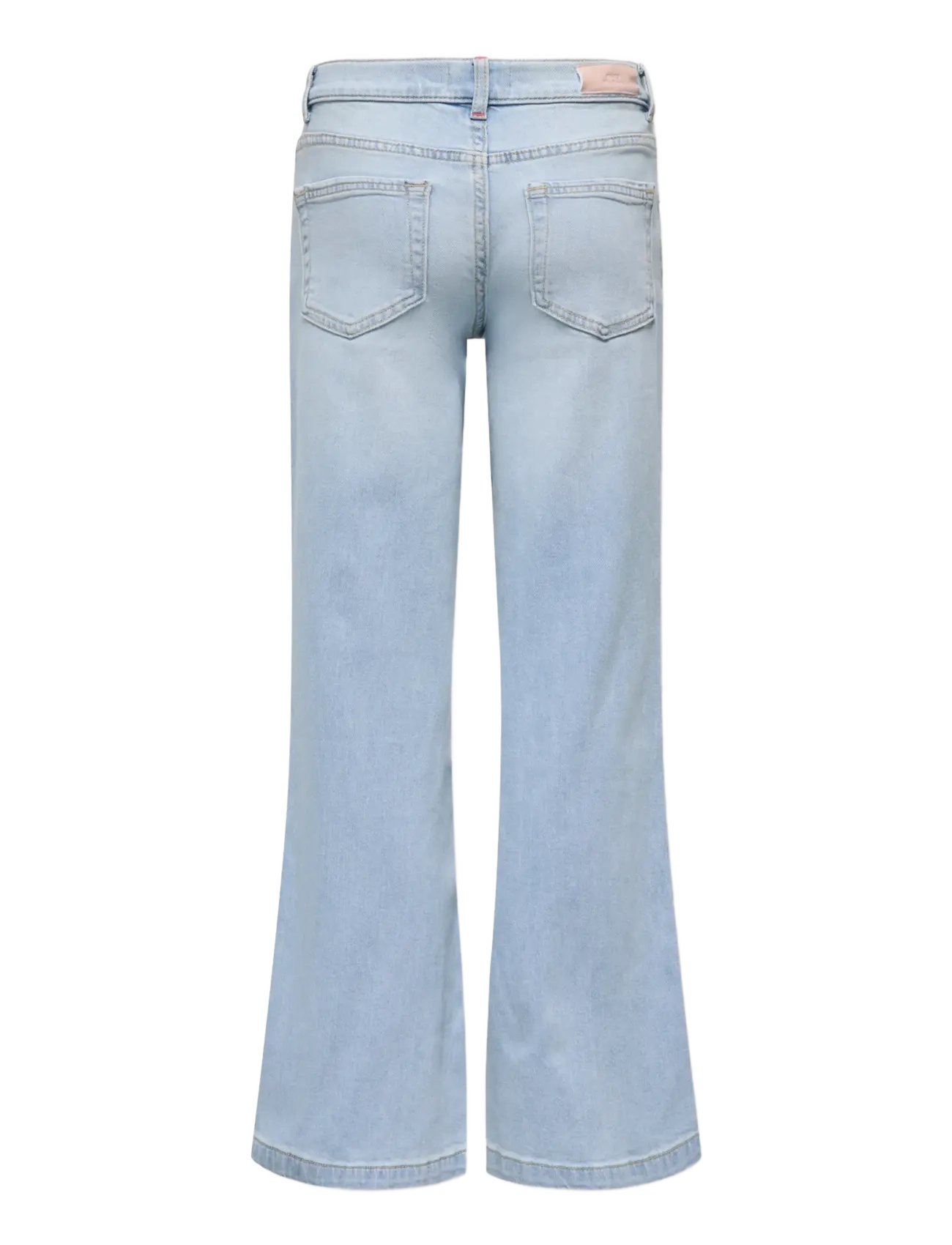 Kids Only - KOGCALIFORNIA MW WIDE FLARED AKM217 NOOS - hosen mit weitem bein - light blue denim - 2