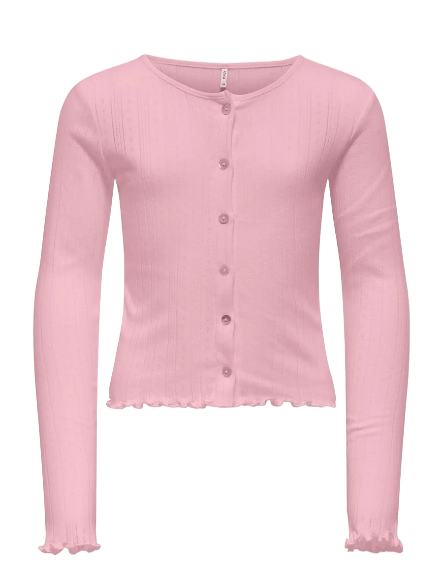 Kids Only - KOGSALSA LIFE L/S CARDIGAN JRS - cardigans - bleached mauve - 0