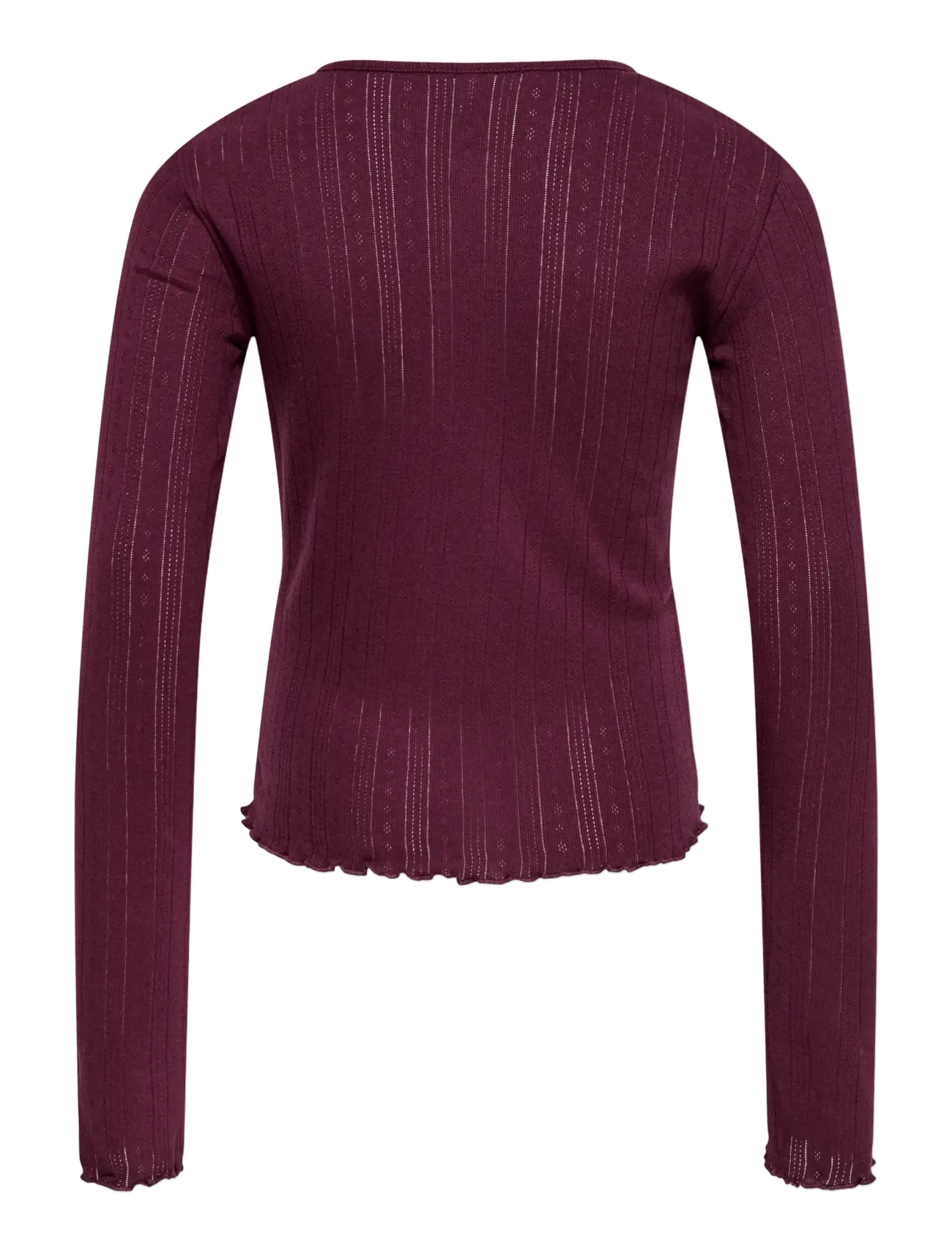 Kids Only - KOGSALSA LIFE L/S CARDIGAN JRS - cardigans - mauve wine - 1