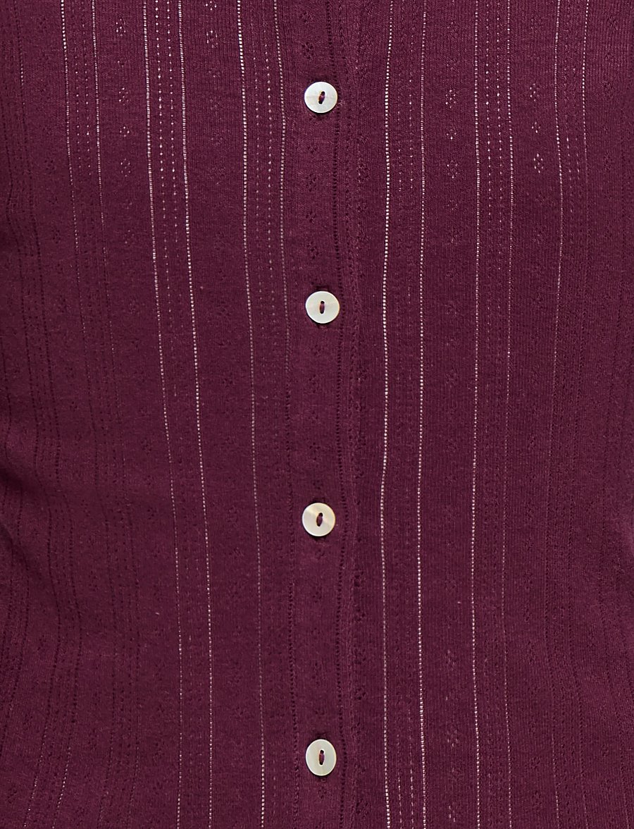 Kids Only - KOGSALSA LIFE L/S CARDIGAN JRS - cardigans - mauve wine - 2