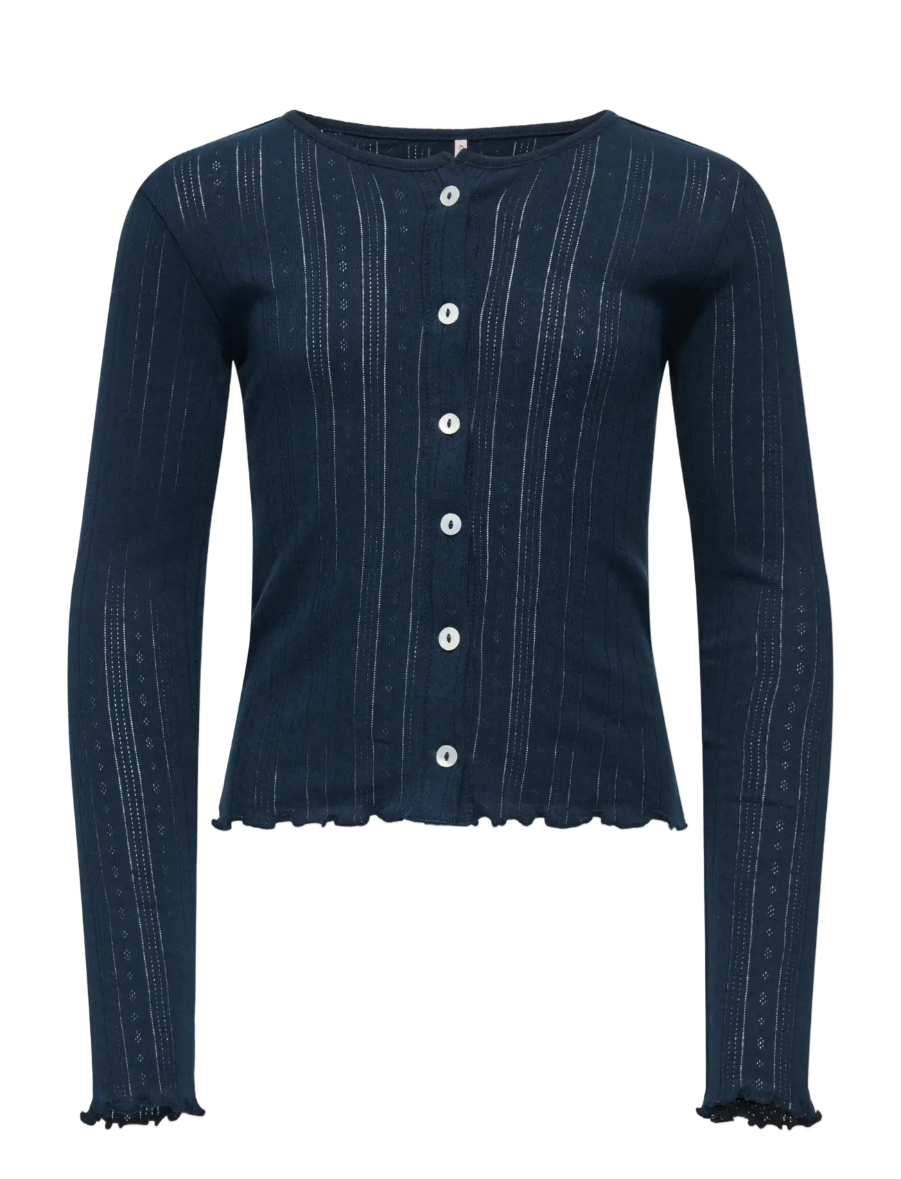 Kids Only KOGSALSA LIFE L/S CARDIGAN JRS - Stickat - TOTAL ECLIPSE / navy