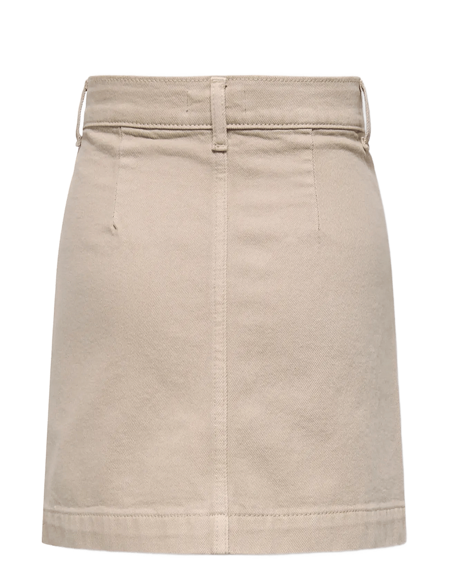 Kids Only - KOGAMAZING COL SKIRT TAI DNM - džinsiniai sijonai - oatmeal - 2