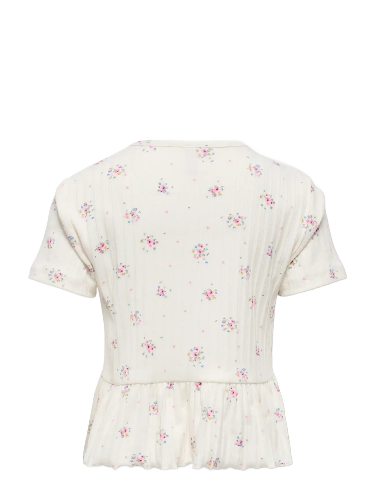 Kids Only - KMGBILLIE SS AOP TOP JRS - kortærmede t-shirts - tofu - 1