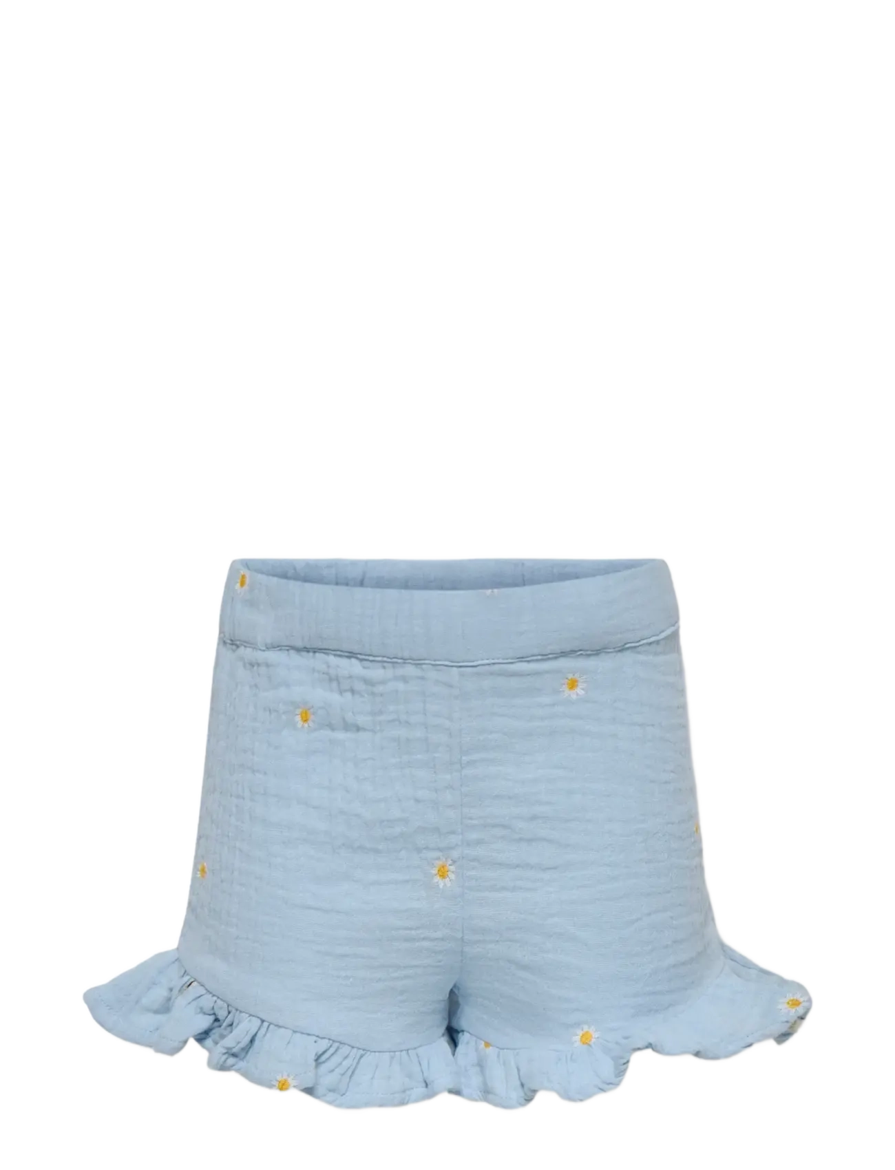 Kinder ONLY Kmgthyra Emb Frill Shorts Wvn Blau - 122 - Kinder