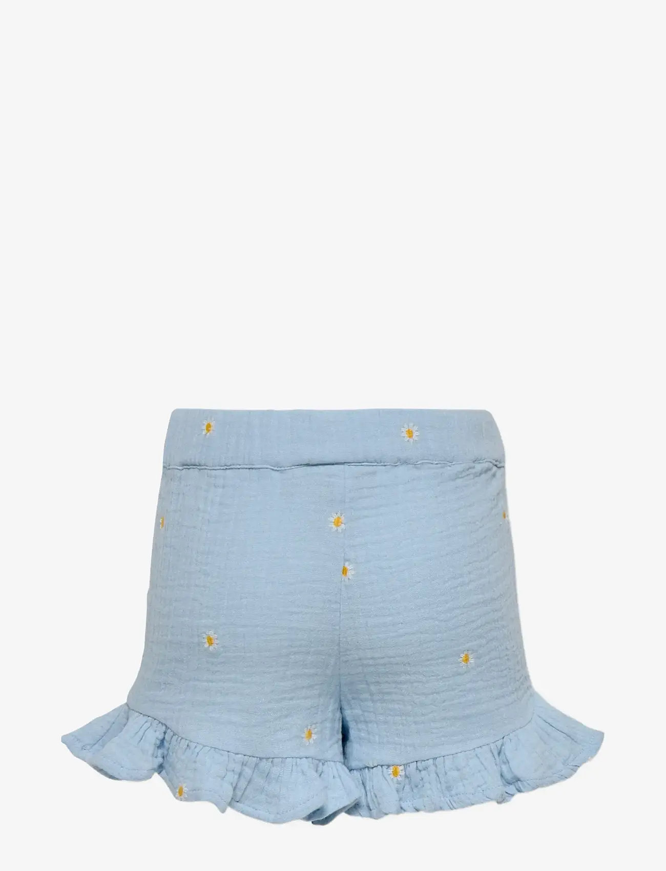 Kids Only - KMGTHYRA EMB FRILL SHORTS WVN - casual shorts - cashmere blue - 1