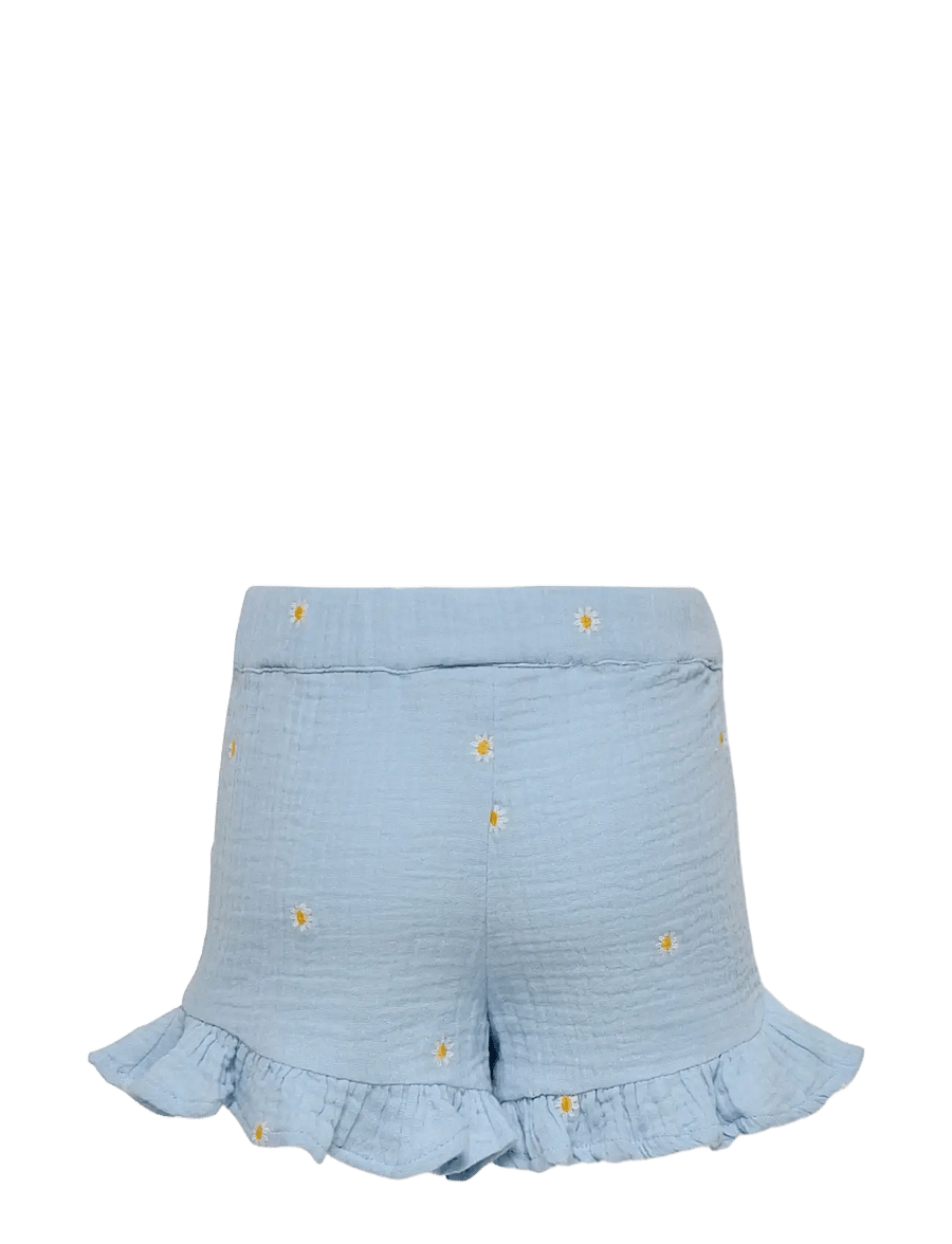 Kids Only - KMGTHYRA EMB FRILL SHORTS WVN - shorts casual - cashmere blue - 1