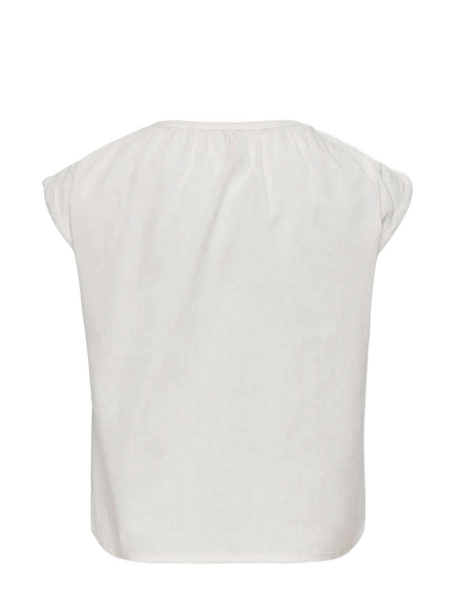 Kids Only - KMGLINA MY SL SHIRT WVN - krekli ar īsām piedurknēm - cloud dancer - 1