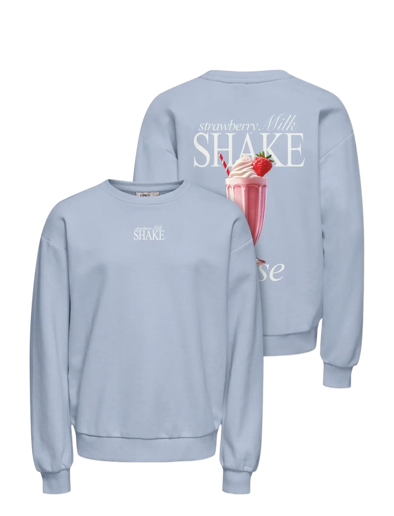 Kids Only - KMGPHILEA LIFE L/S LOOSE UB VD SWT - sweatshirts - soft chambray - 1