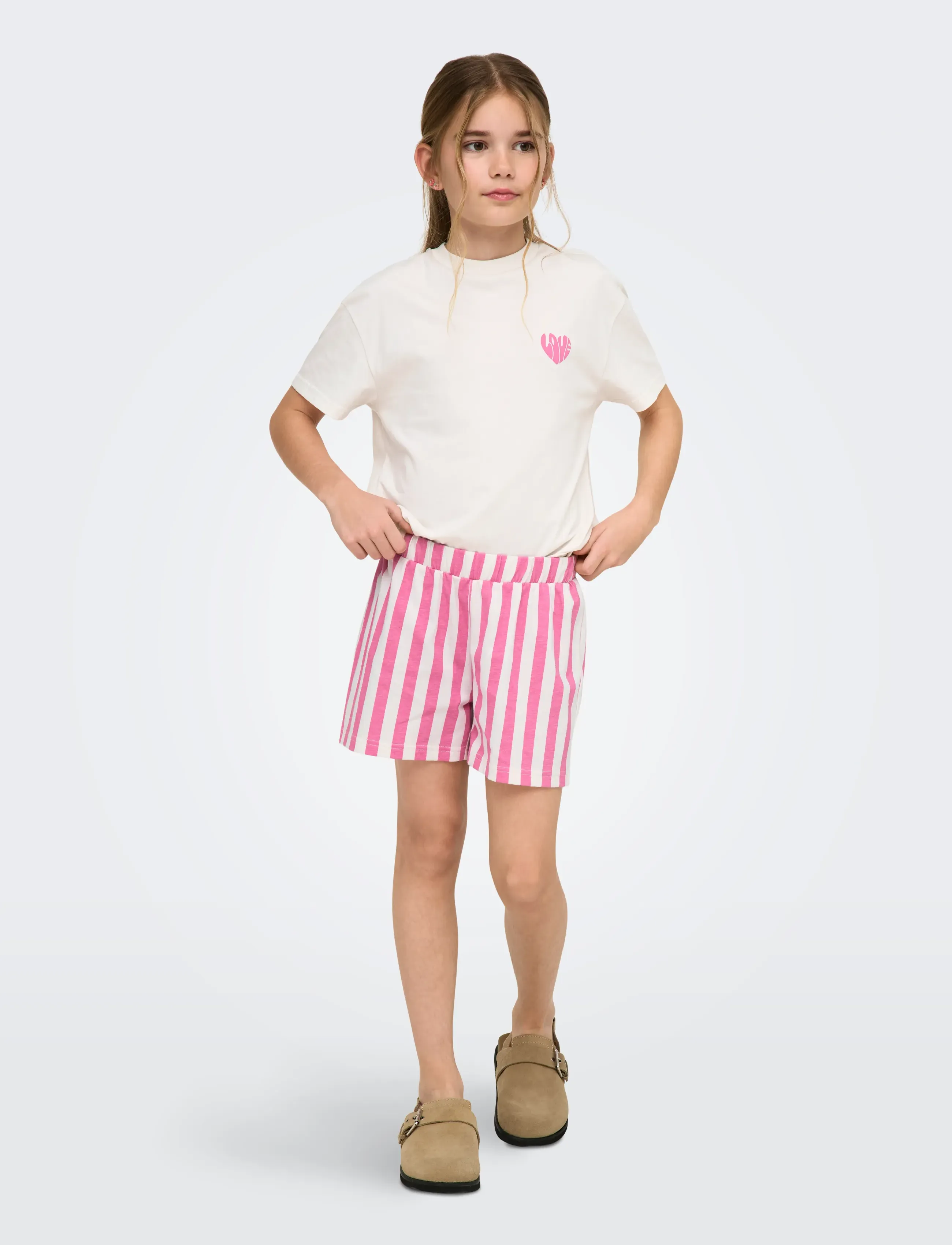 Kids Only - KOGRILA NIGHTWEAR TOP/SHORTS SET JRS - cashmere rose - 4
