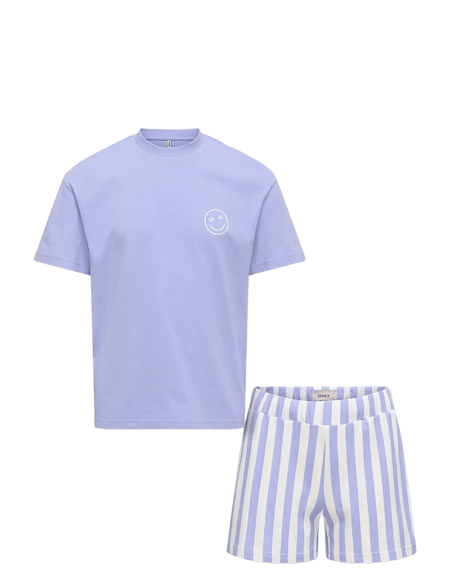 Kids Only - KOGRILA NIGHTWEAR TOP/SHORTS SET JRS - sweet lavender - 0