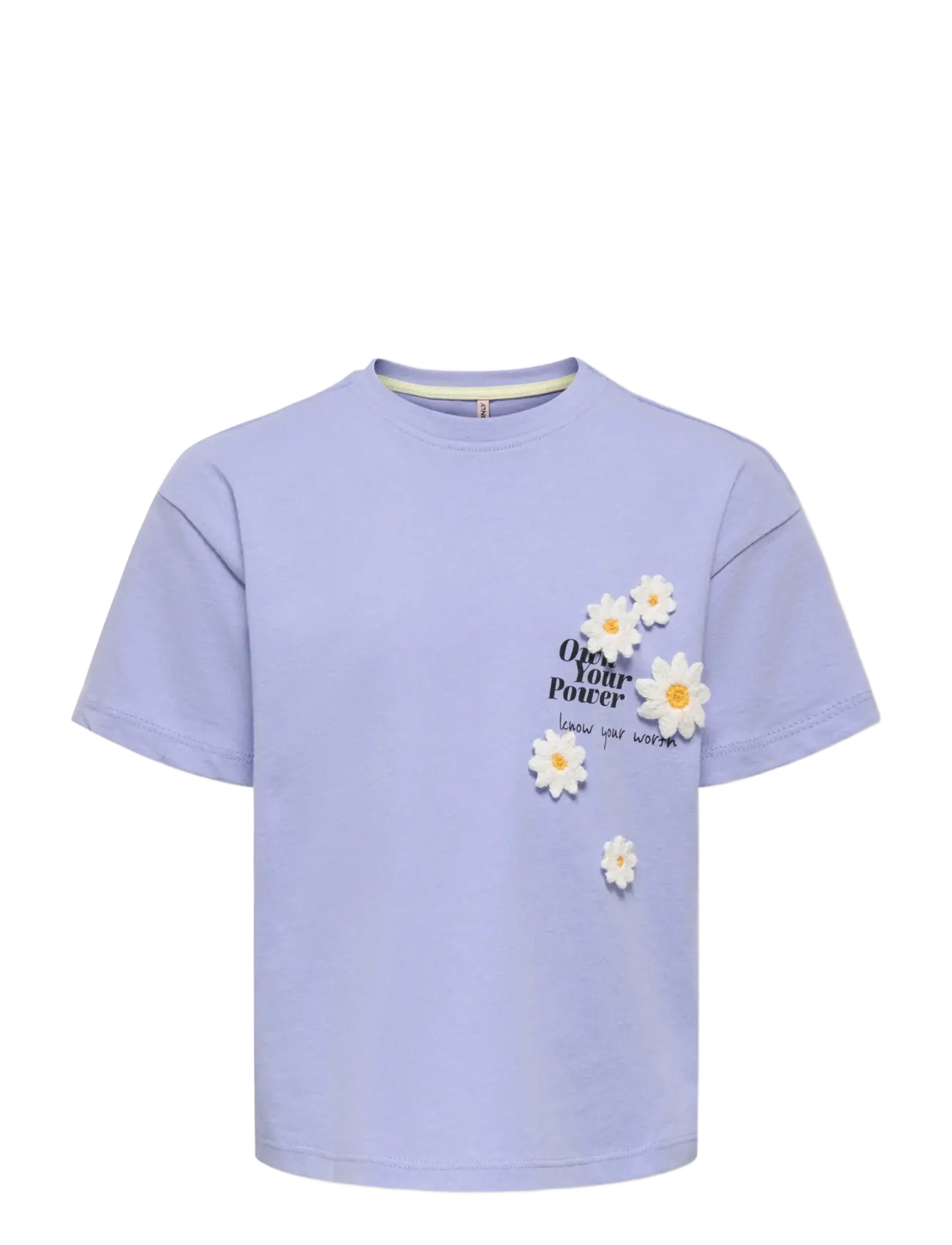 Kids Only KMGPETAL SS LOOSE PRINTED TEE JRS - Inspiration - SWEET LAVENDER / purple