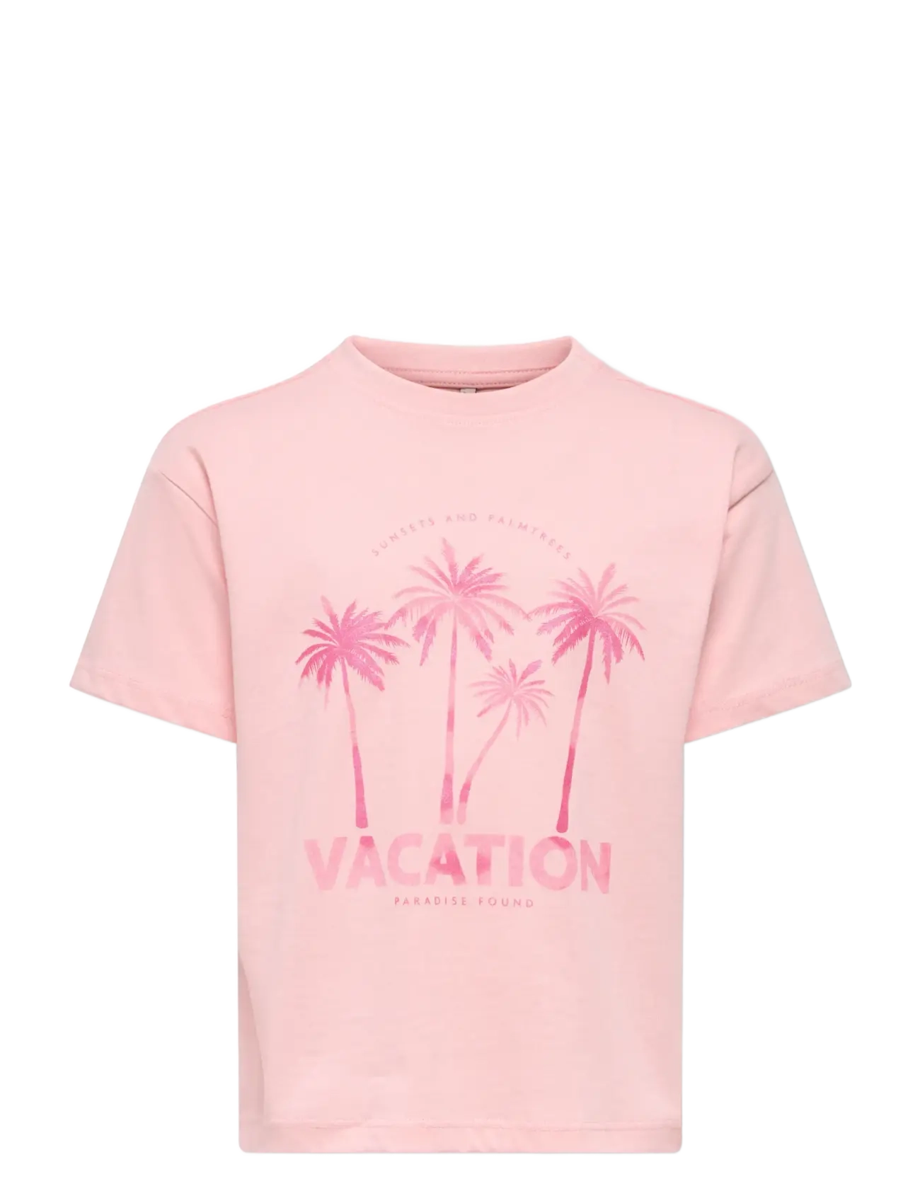 Kids Only Kmgaugusta Ss Loose Print Tee Jrs, 98, T-shirts, Rosa - Short-sleeved, Kinder