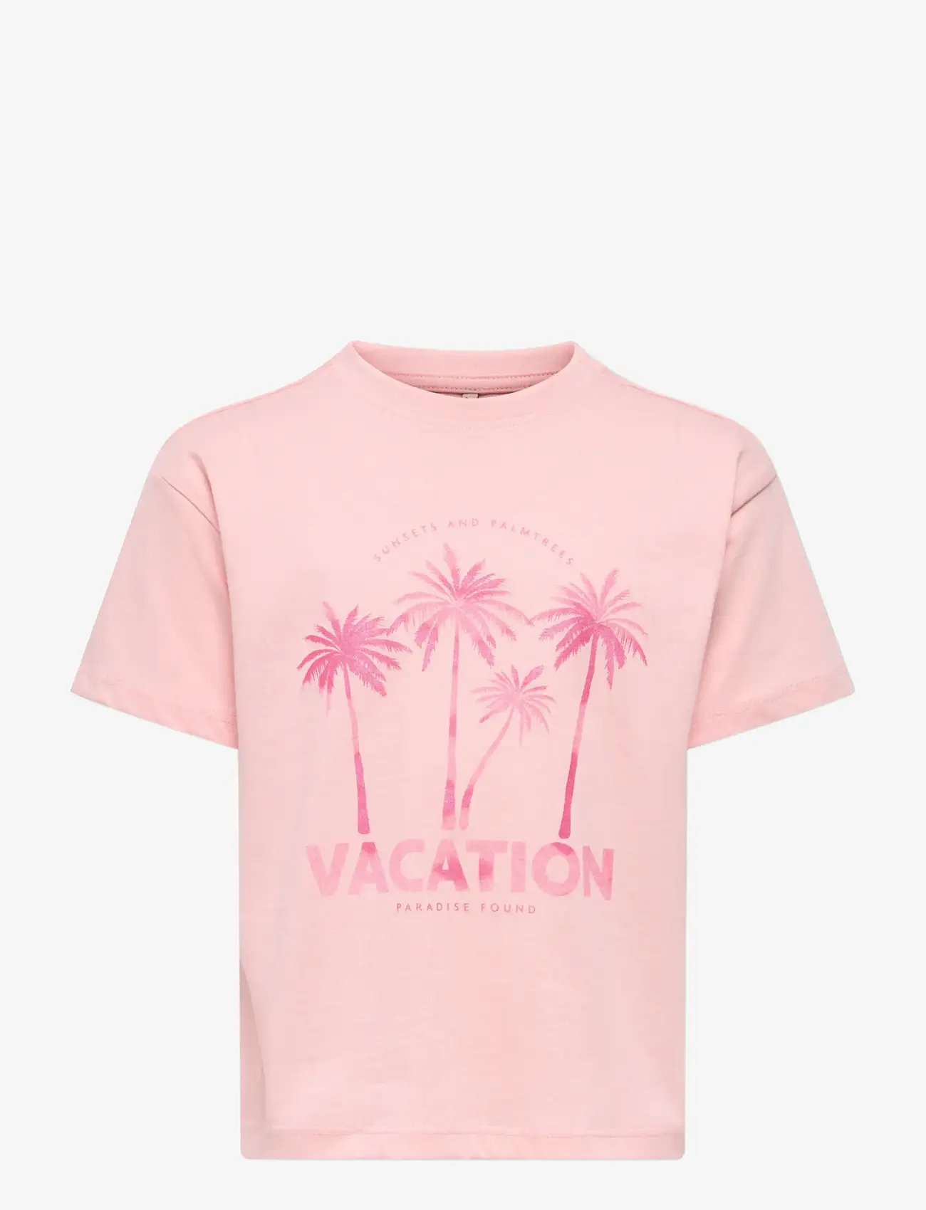Kids Only - KMGAUGUSTA SS LOOSE PRINT TEE JRS - kortærmede t-shirts - tickled pink - 0