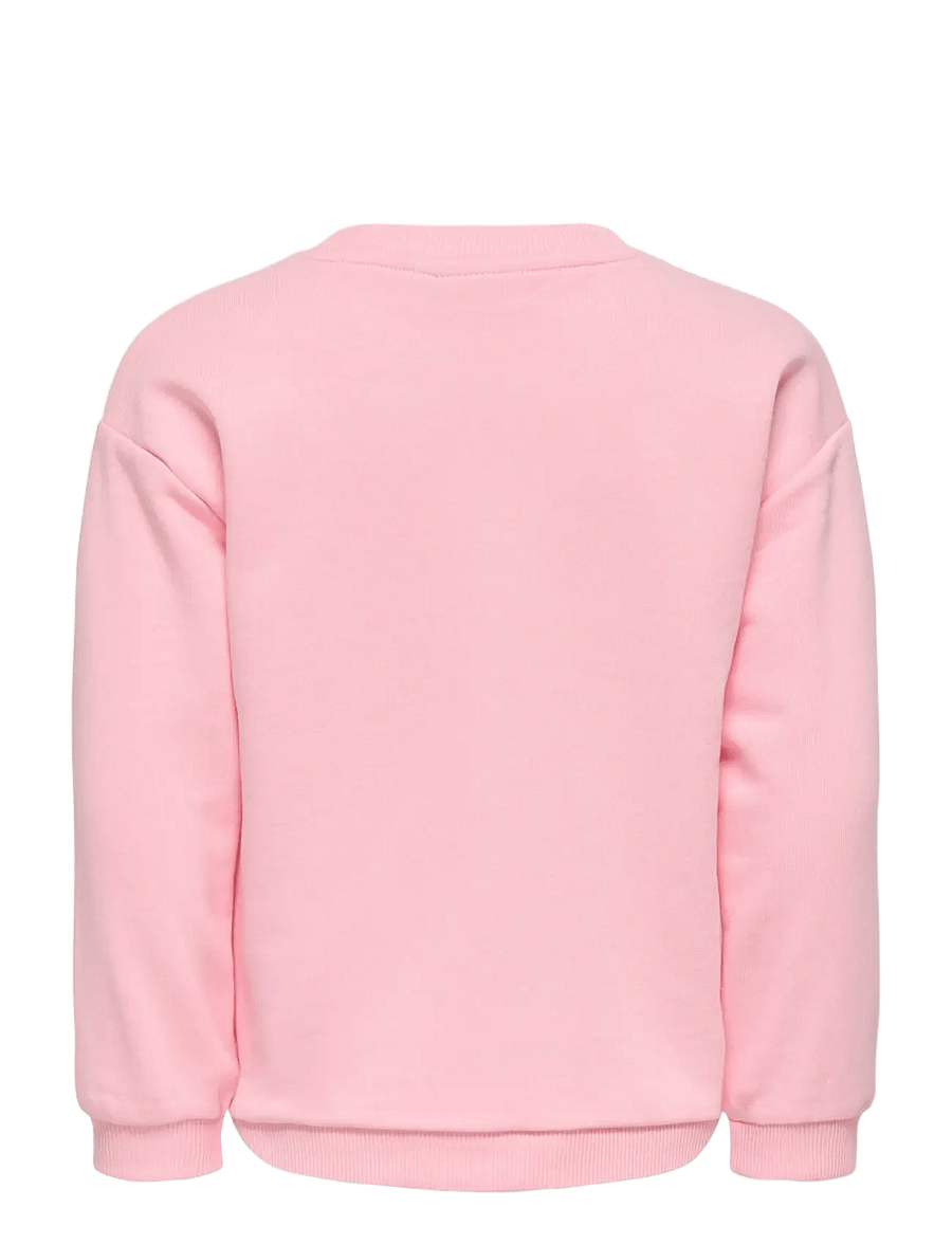 Kids Only - KMGBUTTERFLY LS BOXY PRINT UB SWT - sweatshirts - tickled pink - 1