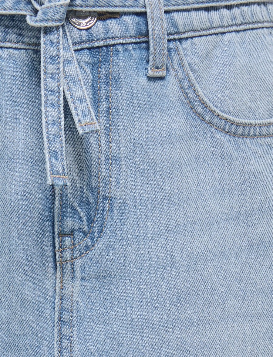Kids Only - KOGLUNA BELTED MIDI SKIRT DNM - midi nederdele - light blue denim - 2