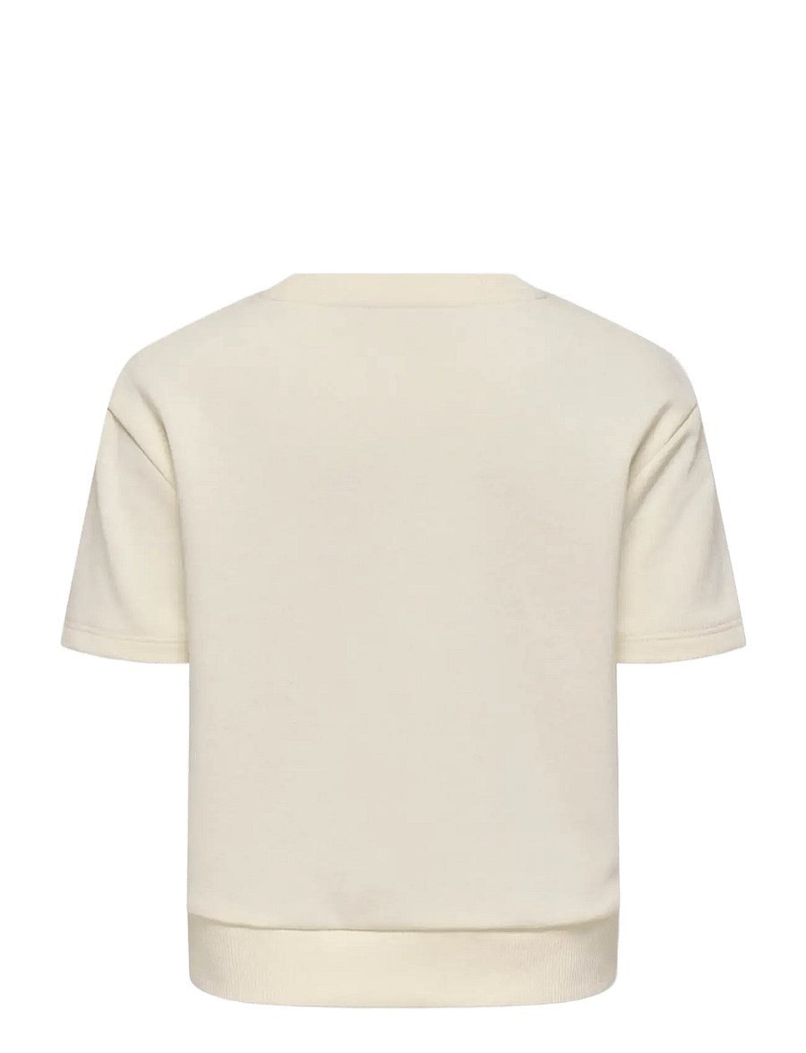 Kids Only - KMGSOLINA SS EMB PULLOVER UB SWT - sweatshirts - tofu - 1