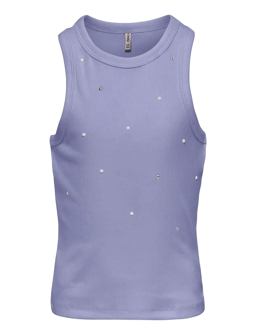 Kids Only - KOGJILL LIFE S/L EMB TANK TOP JRS - tanktops - sweet lavender - 0