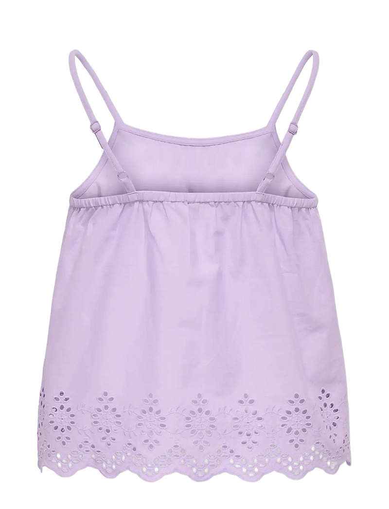 Kids Only - KOGLOU LIFE EMB SINGLET WVN - singletter - lilac breeze - 1