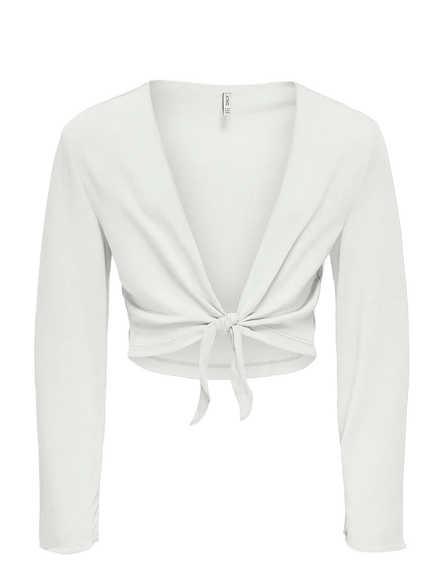 Kids Only - KOGRIKKA LS BOLERO JRS - cardigans - cloud dancer - 0