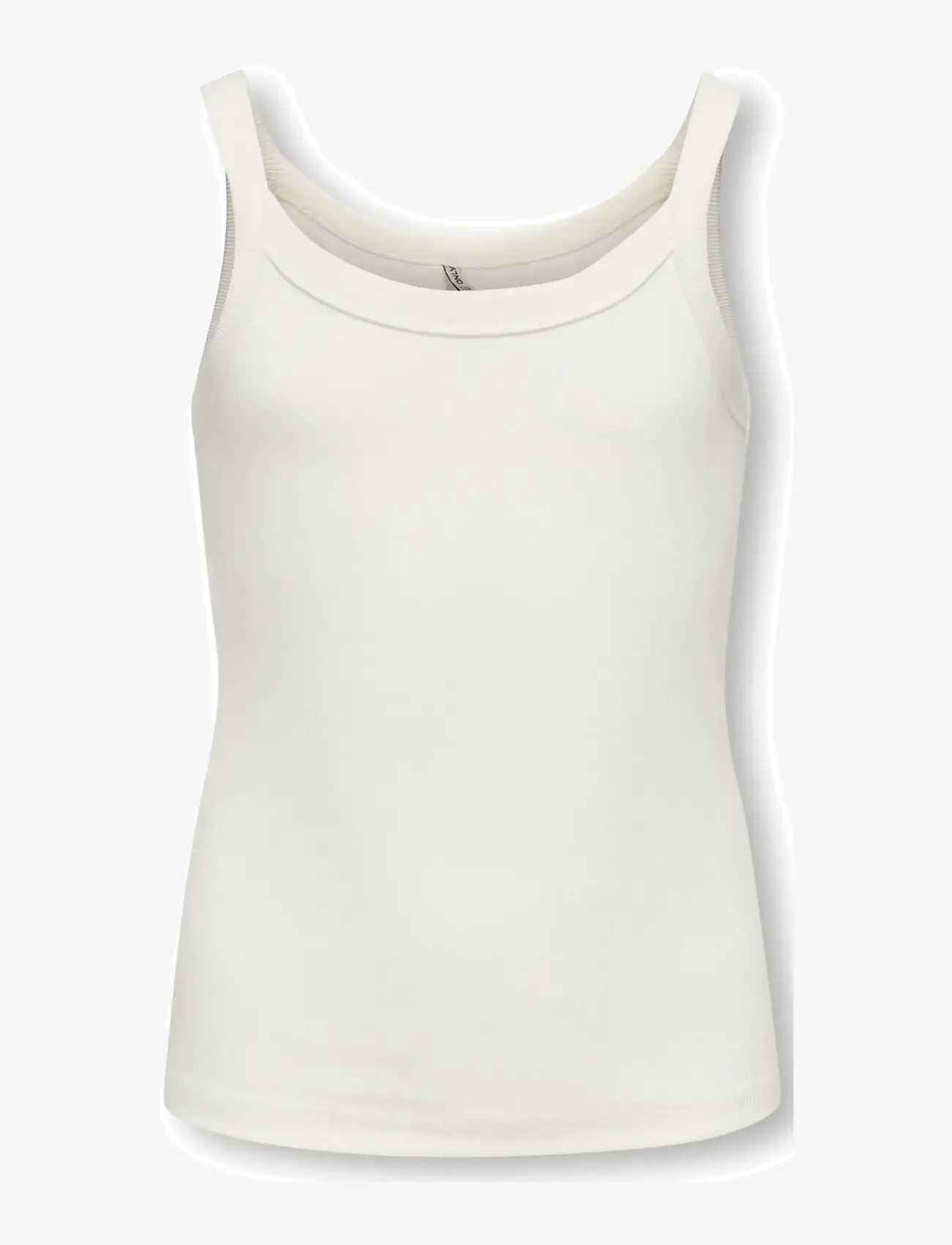Kids Only - KOGJILL LIFE S/L TOP JRS NOOS - débardeurs - cloud dancer - 1