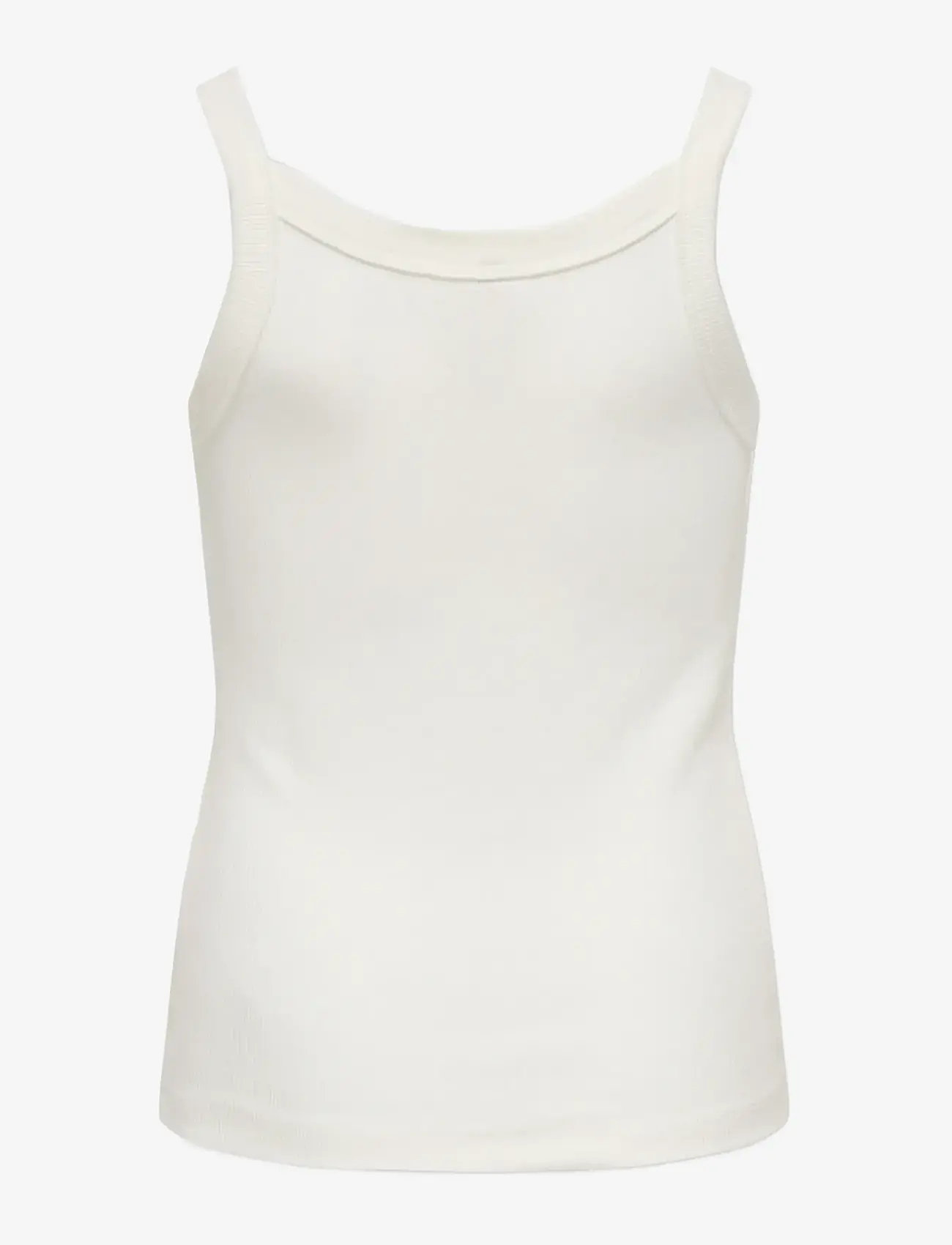 Kids Only - KOGJILL LIFE S/L TOP JRS NOOS - débardeurs - cloud dancer - 2
