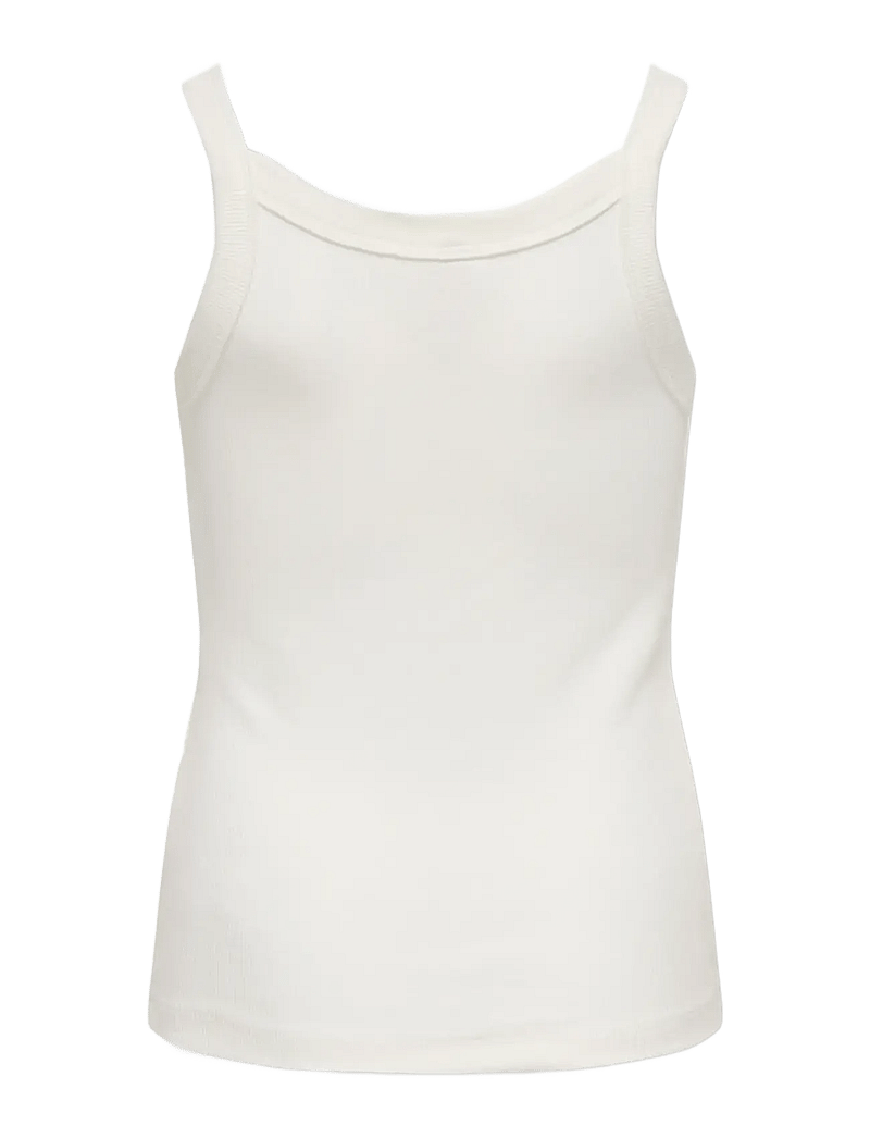 Kids Only - KOGJILL LIFE S/L TOP JRS NOOS - débardeurs - cloud dancer - 2