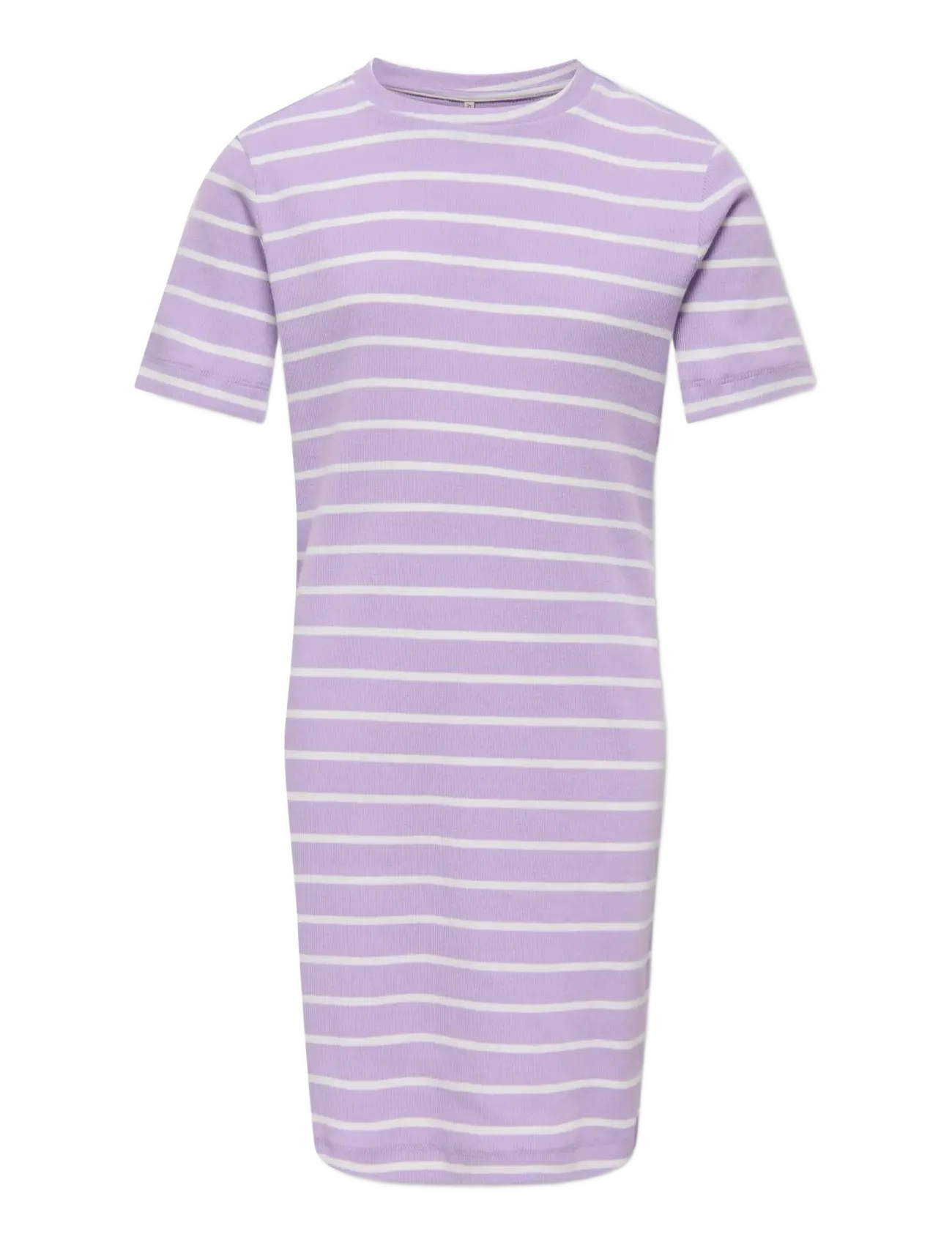 Kids Only KOGKENYA SS RIB STRIPE DRESS JRS - Riided - LILAC BREEZE / purple