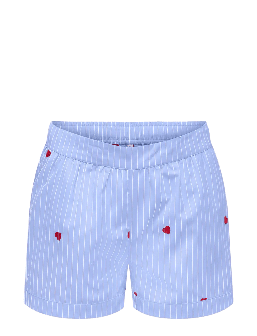Kids Only - KOGNEW LINA STRIPE EMB SHORTS WVN - casual korte broeken - moonlight blue - 0