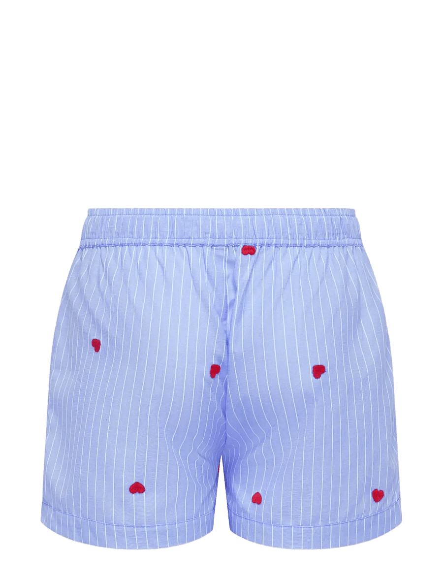 Kids Only - KOGNEW LINA STRIPE EMB SHORTS WVN - casual korte broeken - moonlight blue - 1