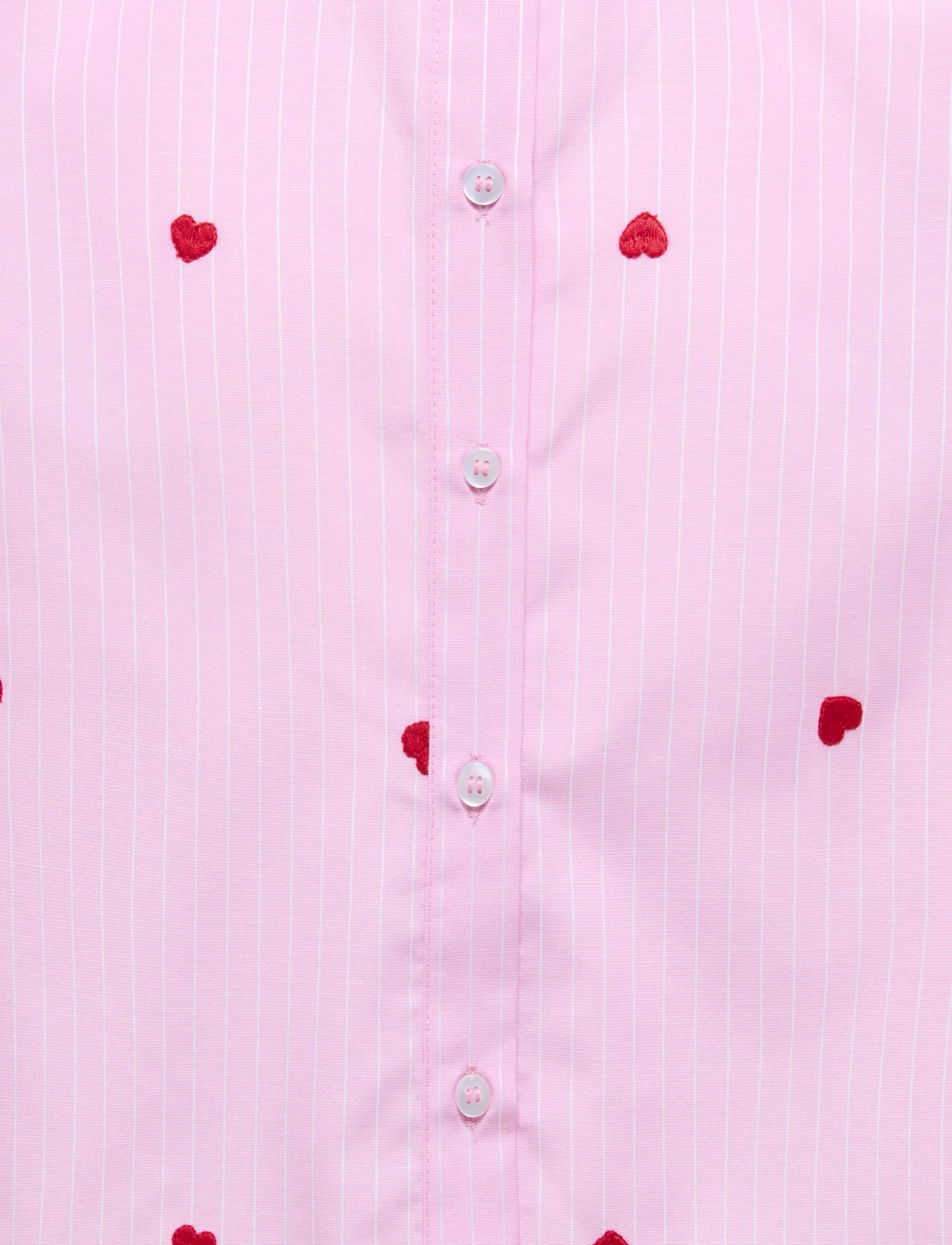 Kids Only - KOGNEW LINA SS STRIPE EMB SHIRT WVN - koszule z krótkim rękawem - begonia pink - 2