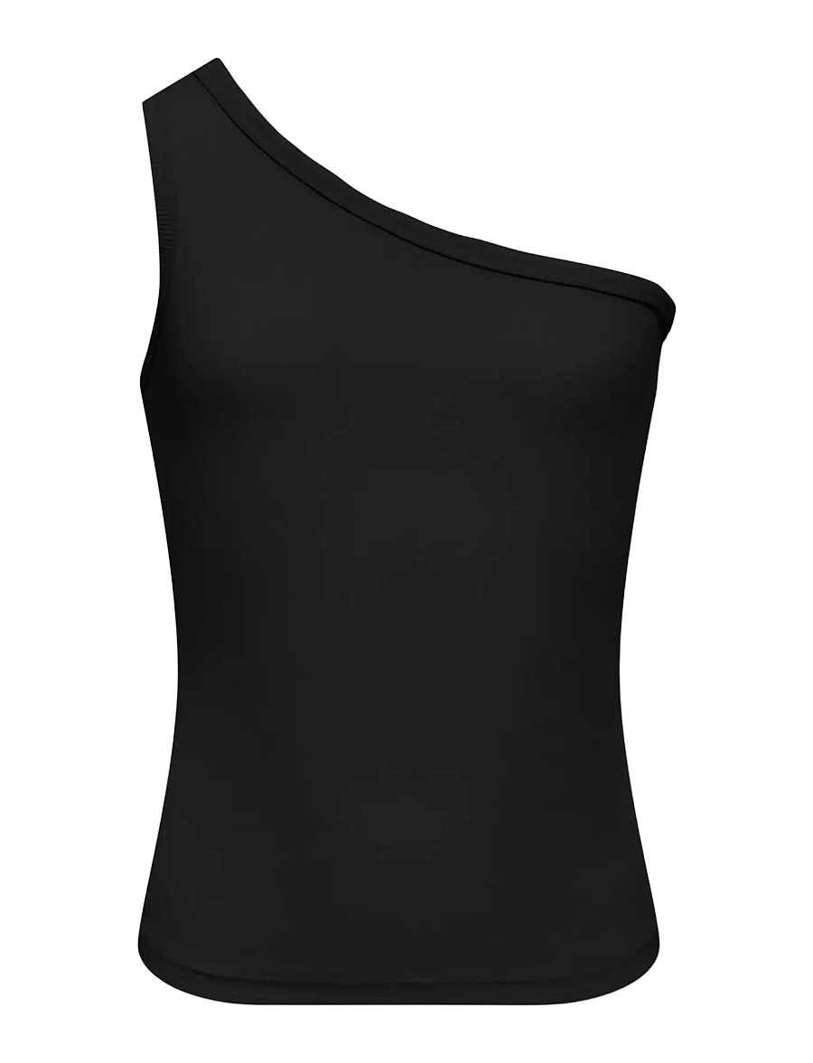 Kids Only - KOGLUCKY ONESHOULDER TOP JRS - hlýrabolir - black - 0