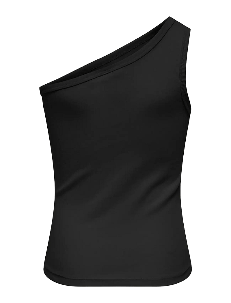 Kids Only - KOGLUCKY ONESHOULDER TOP JRS - Ærmeløs undertrøje - black - 1