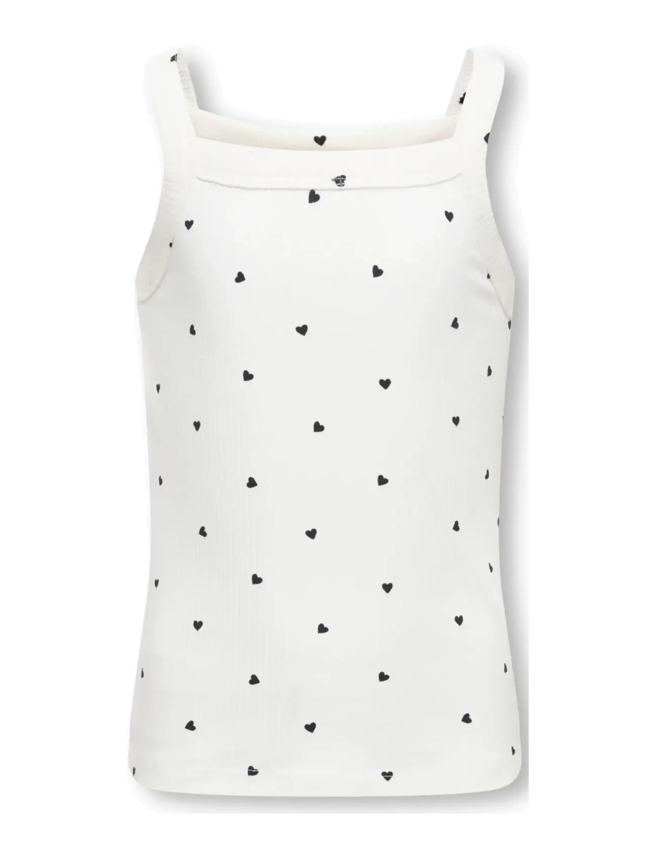 Kids Only KOGBELLA LIFE STRAP TOP JRS - Toppe og t-shirts - CLOUD DANCER / white