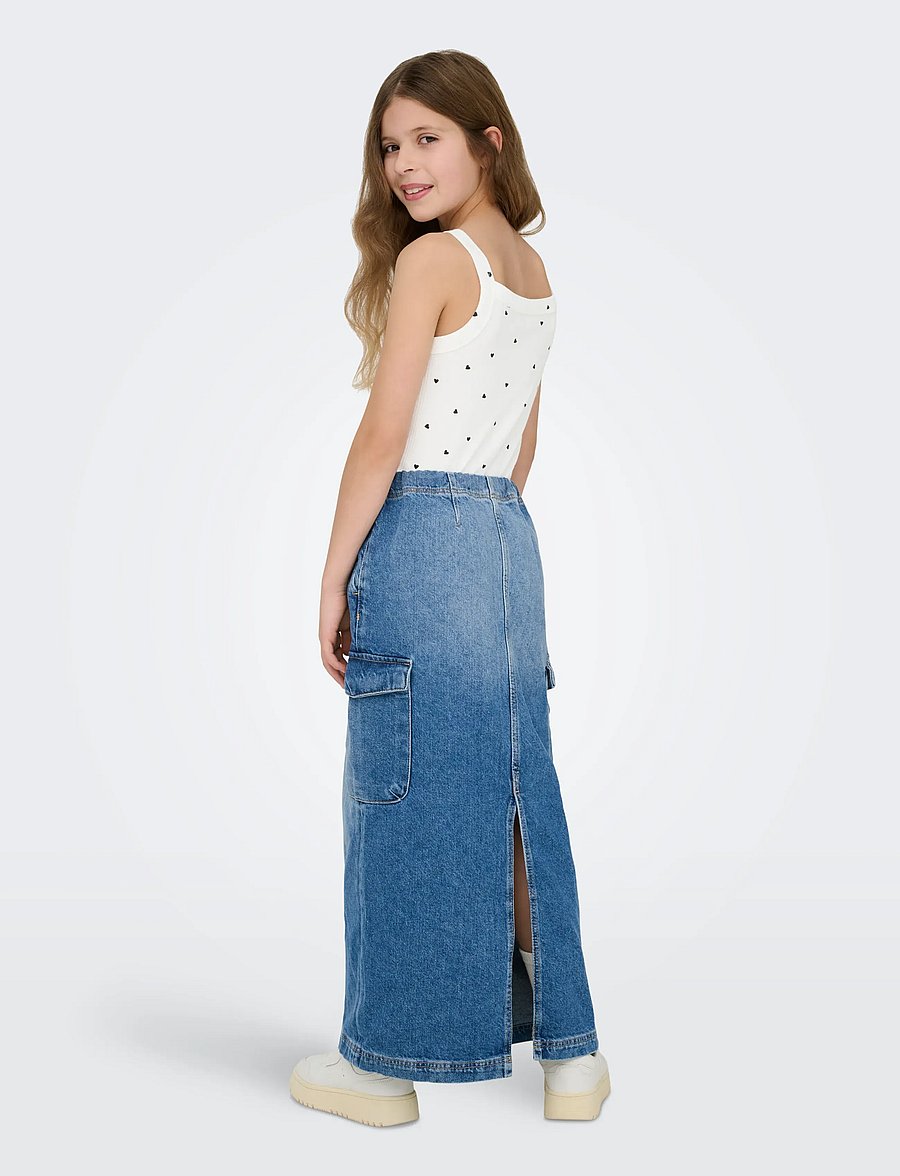 Kids Only - KOGBELLA LIFE STRAP TOP JRS - maikad - cloud dancer - 3