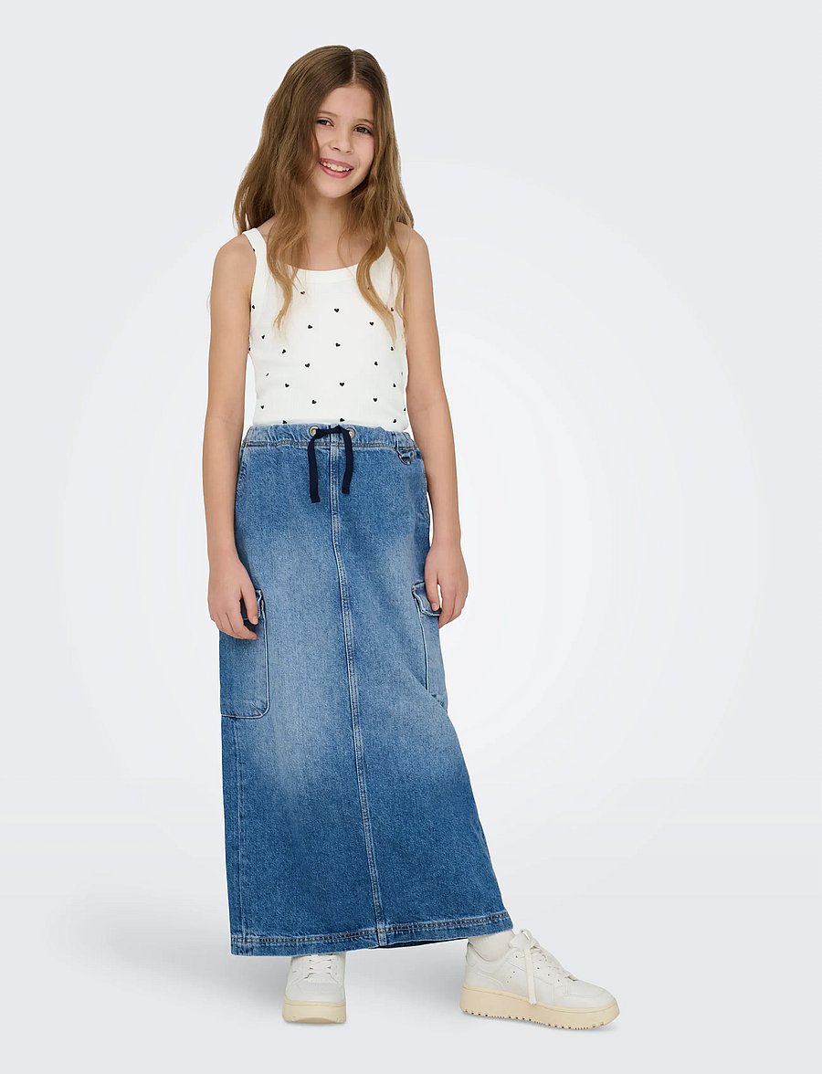 Kids Only - KOGBELLA LIFE STRAP TOP JRS - maikad - cloud dancer - 4