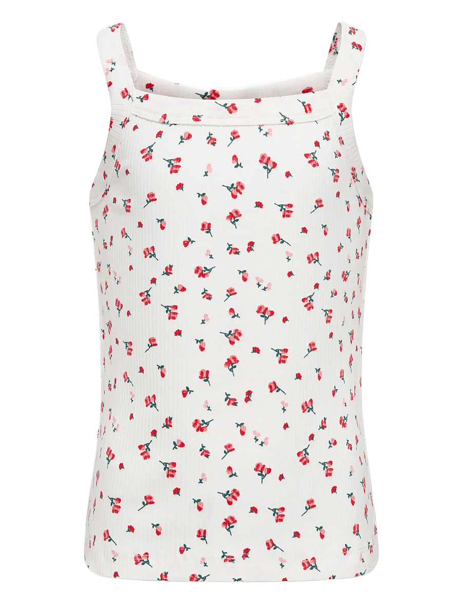 Kids Only - KOGBELLA LIFE STRAP TOP JRS - topit - high risk red - 0