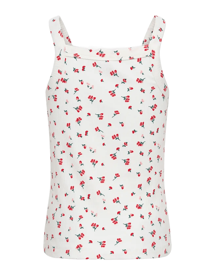 Kids Only - KOGBELLA LIFE STRAP TOP JRS - topit - high risk red - 1