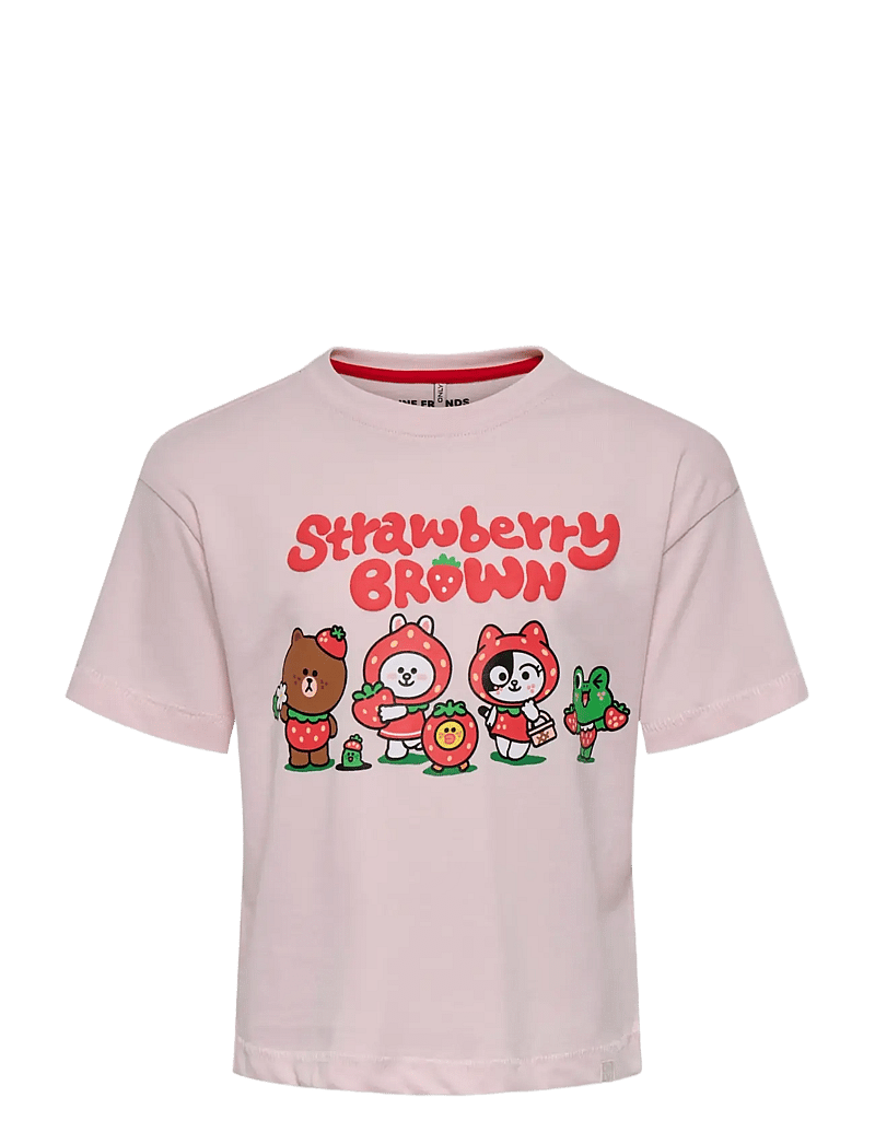 Kids Only - KMGBERRY SS LOOSE PRINT TEE JRS - kurzärmelige - pale lilac - 0