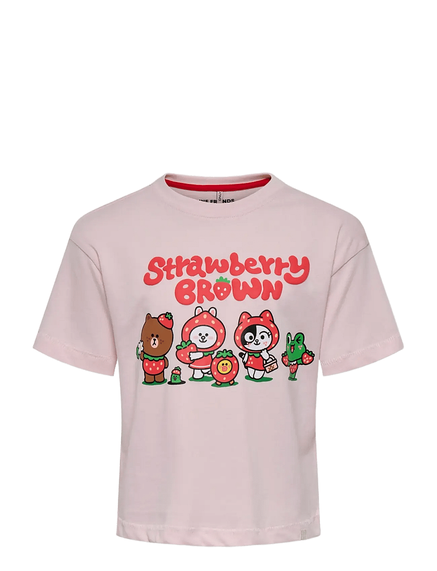 Kids Only - KMGBERRY SS LOOSE PRINT TEE JRS - lühikeste varrukatega t-särgid - pale lilac - 0
