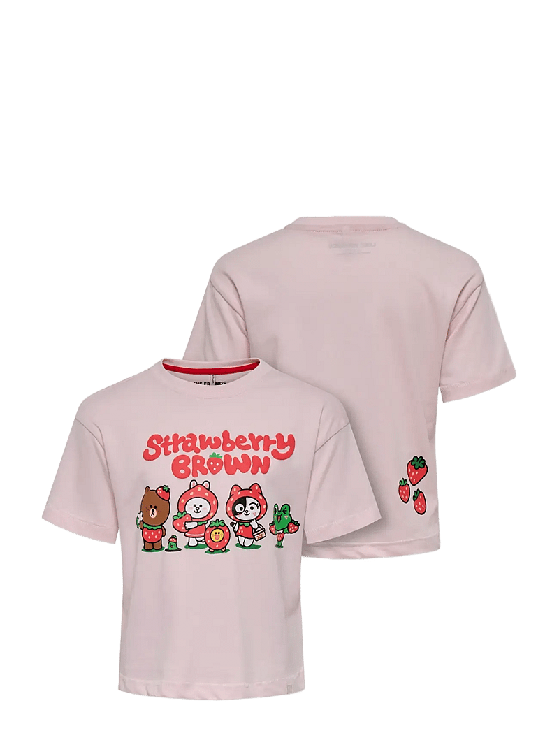 Kids Only - KMGBERRY SS LOOSE PRINT TEE JRS - kurzärmelige - pale lilac - 2