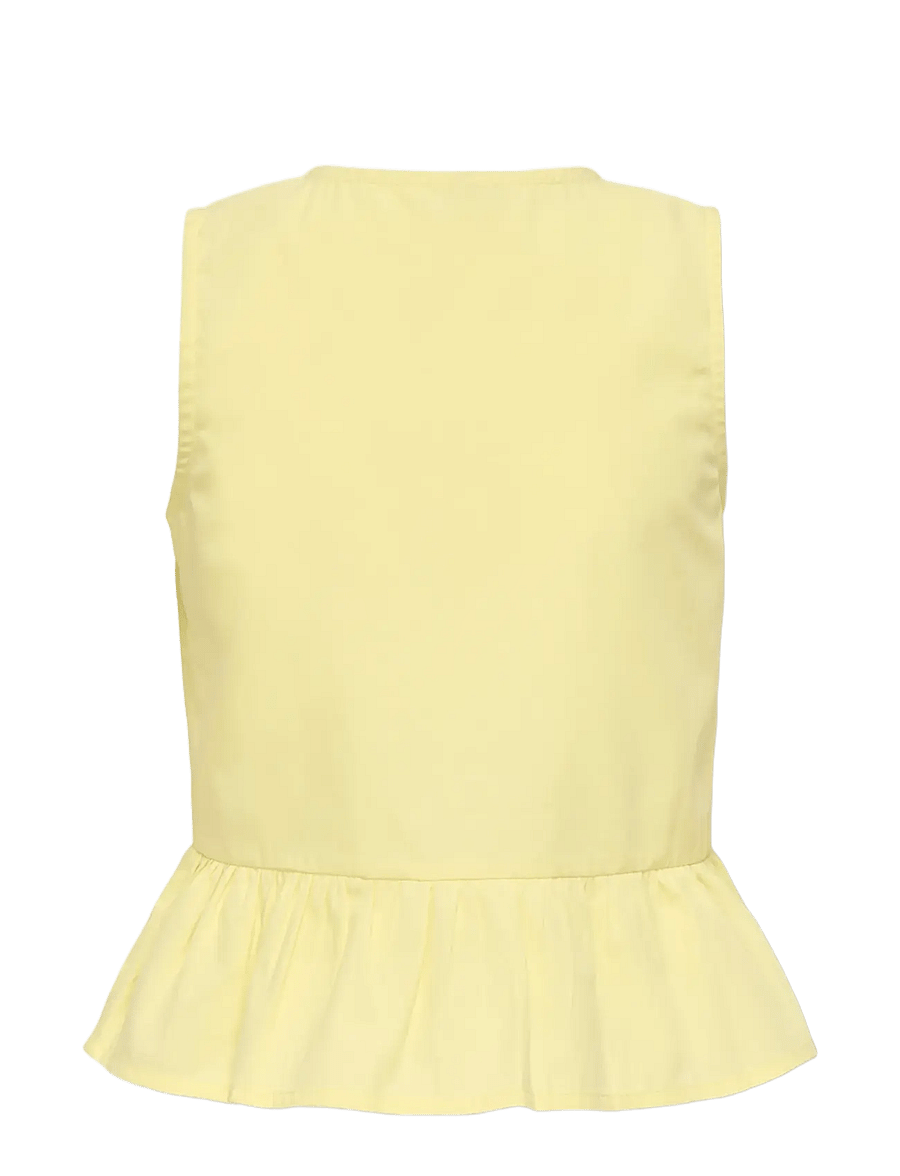 Kids Only - KOGCLARA LIFE SL BOW SHIRT WVN - pluusid ja tuunikad - sunlight - 1