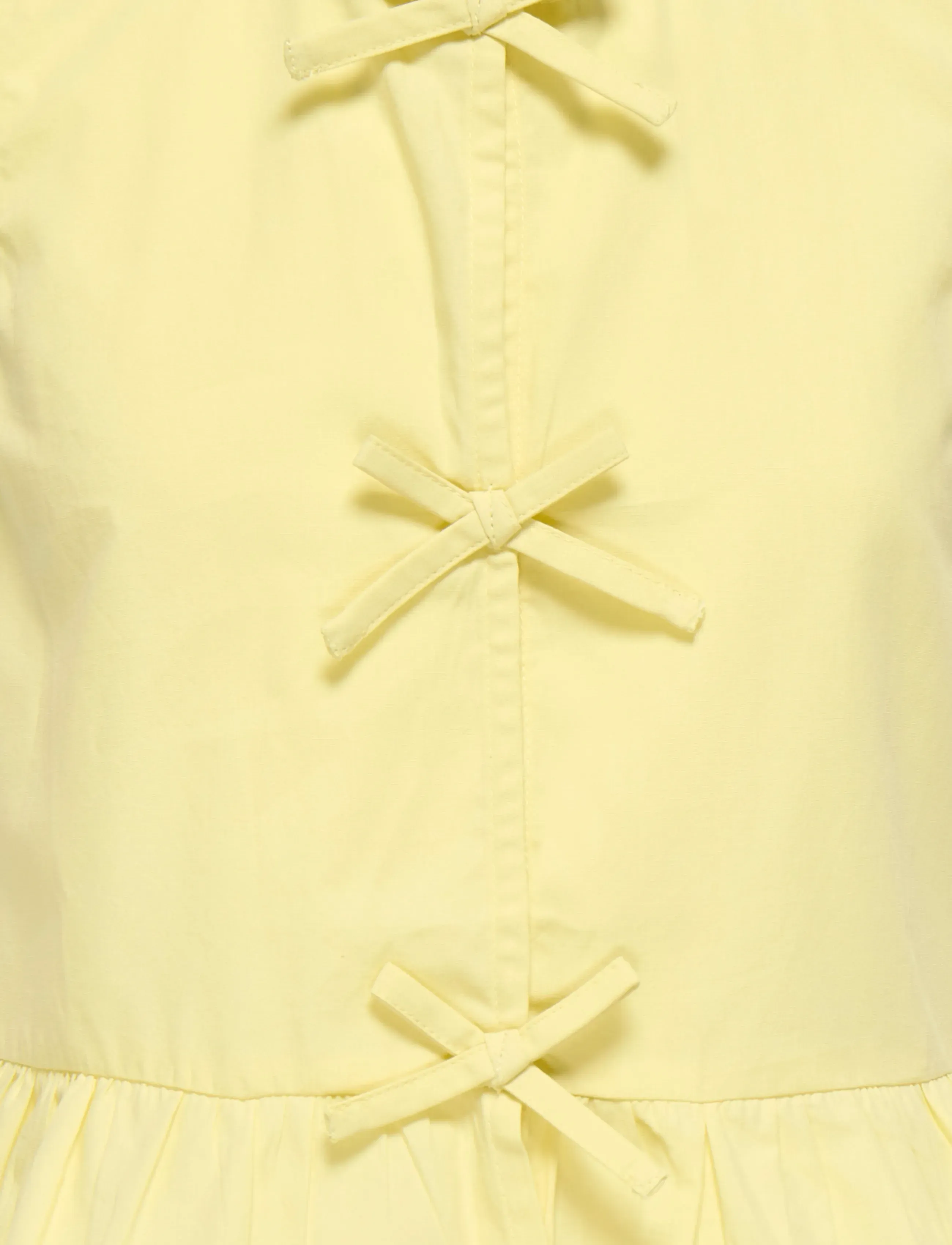 Kids Only - KOGCLARA LIFE SL BOW SHIRT WVN - pluusid ja tuunikad - sunlight - 2